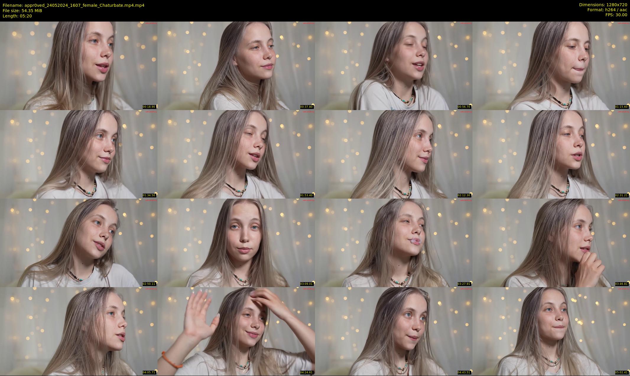 appr0ved — 6 minute Chaturbate female cam show recording, 720p, May 24, 2024