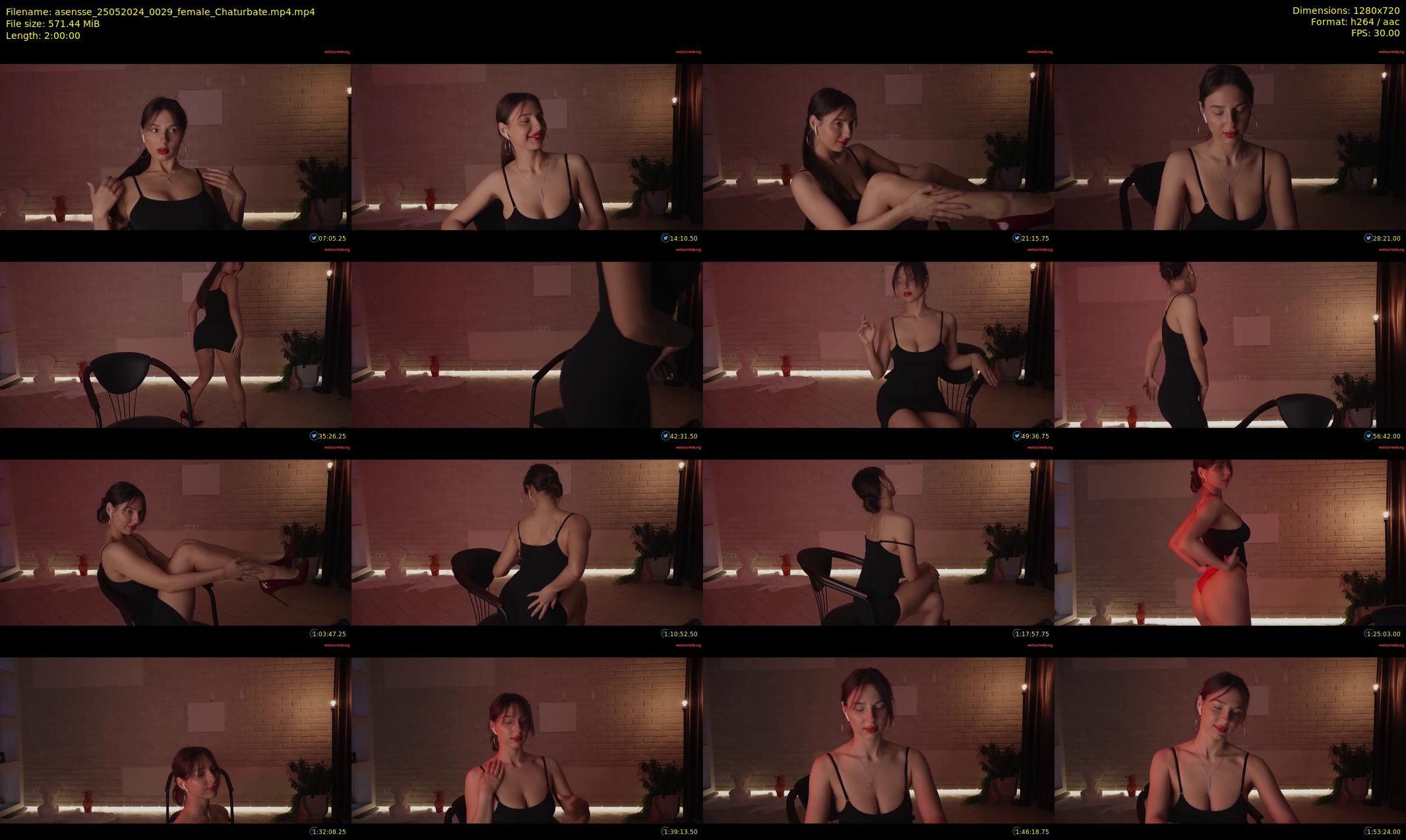 asensse — 120 minute Chaturbate female cam show recording, 720p, May 25, 2024
