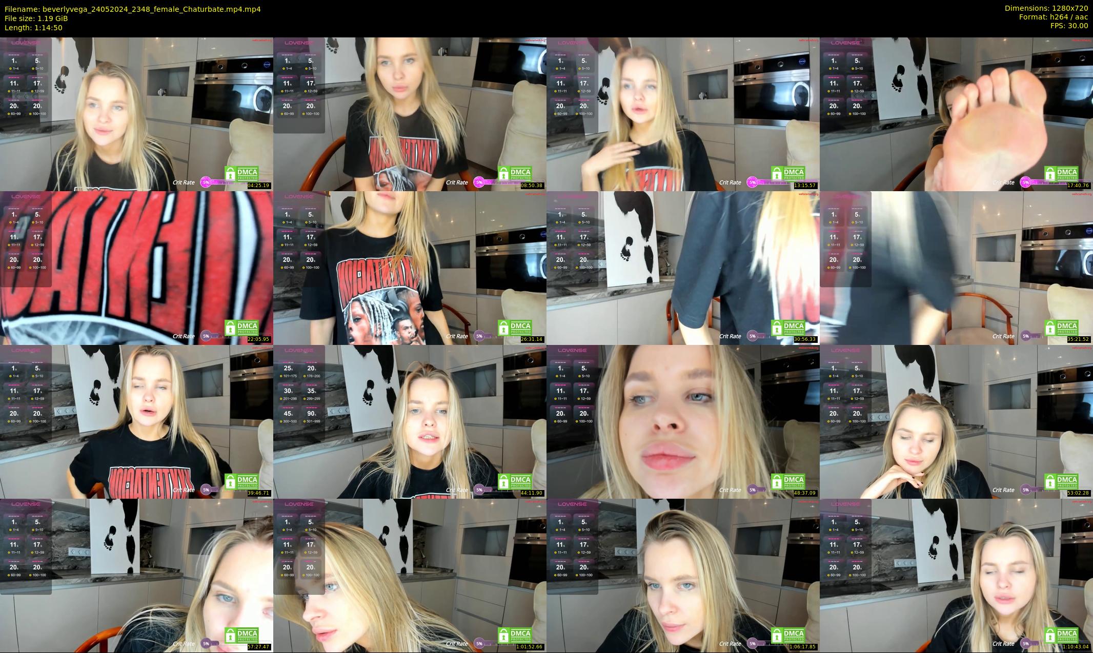 beverlyvega — 75 minute Chaturbate couple cam show recording, 720p, May 24, 2024