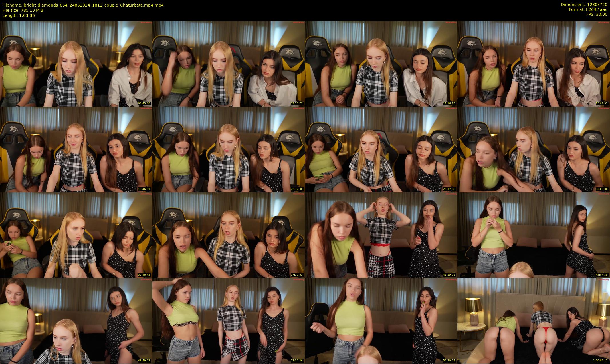 bright_diamonds_054 — 64 minute Chaturbate couple cam show recording, 720p, May 24, 2024