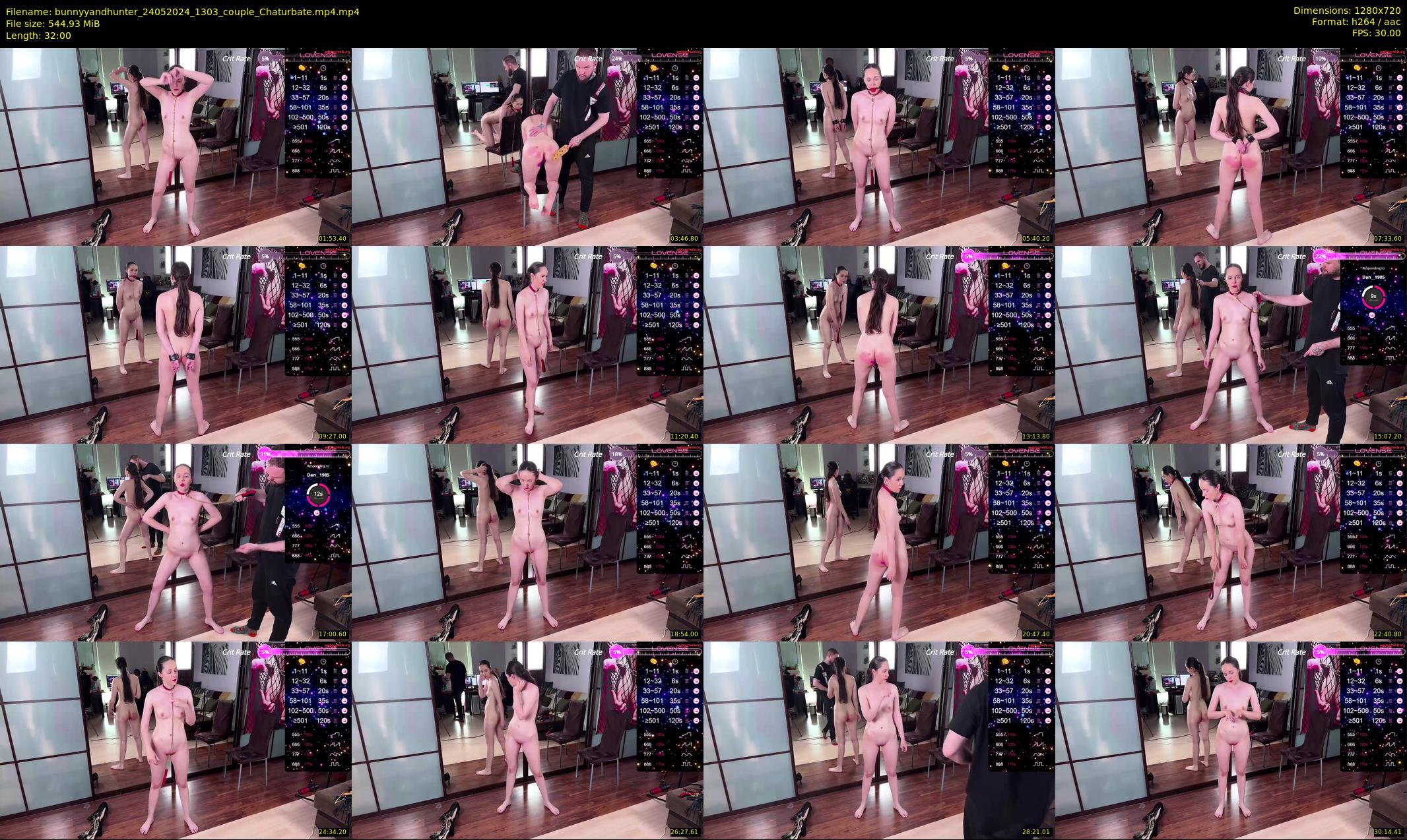 bunnyyandhunter — 32 minute Chaturbate couple cam show recording, 720p, May 24, 2024