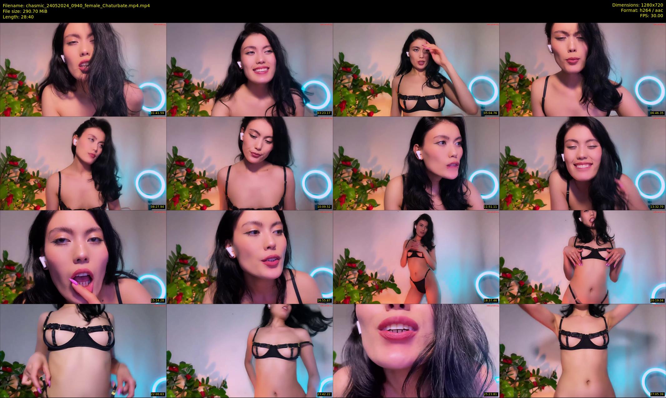 chasmic — 29 minute Chaturbate female cam show recording, 720p, May 24, 2024