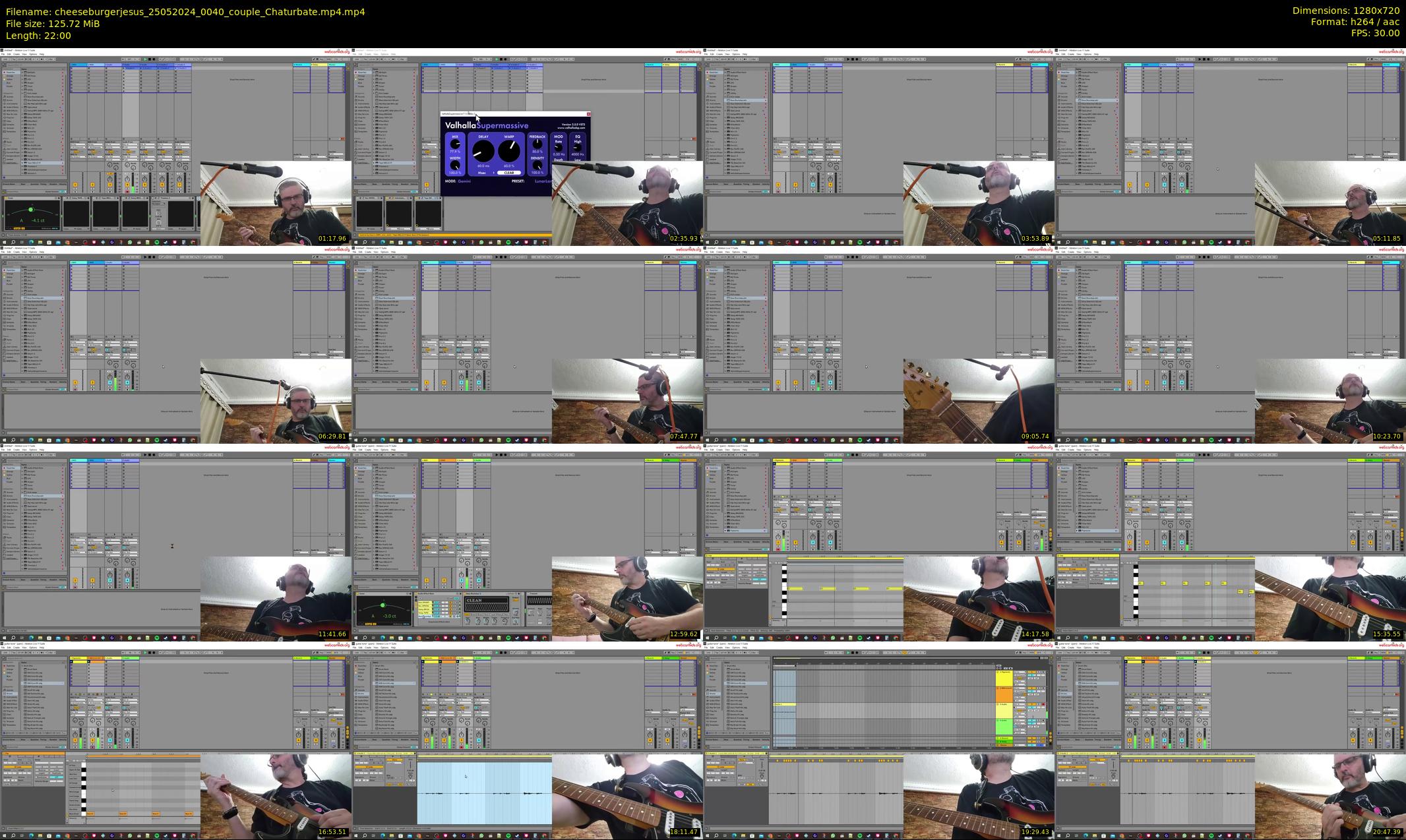 cheeseburgerjesus — 22 minute Chaturbate couple cam show recording, 720p, May 25, 2024
