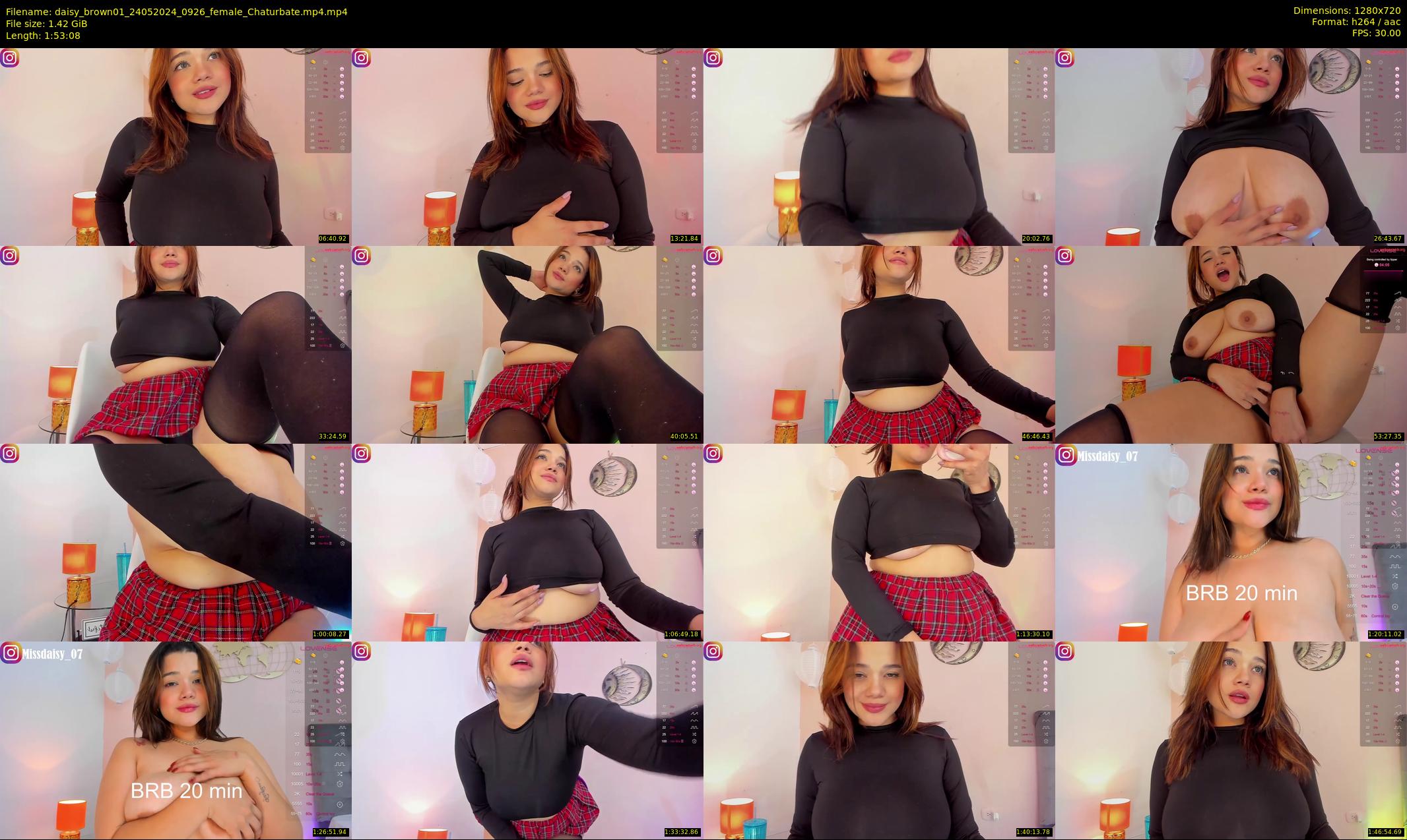 daisy_brown01 — 114 minute Chaturbate female cam show recording, 720p, May 24, 2024