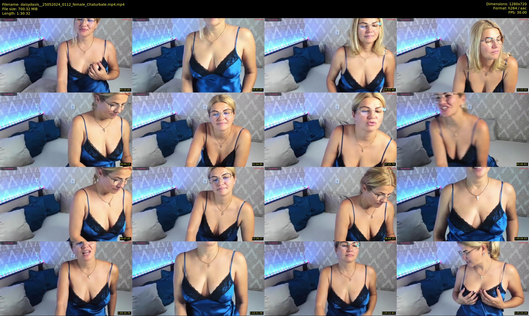 daisydavis_ — 91 minute Chaturbate female cam show recording, 720p, May 25, 2024