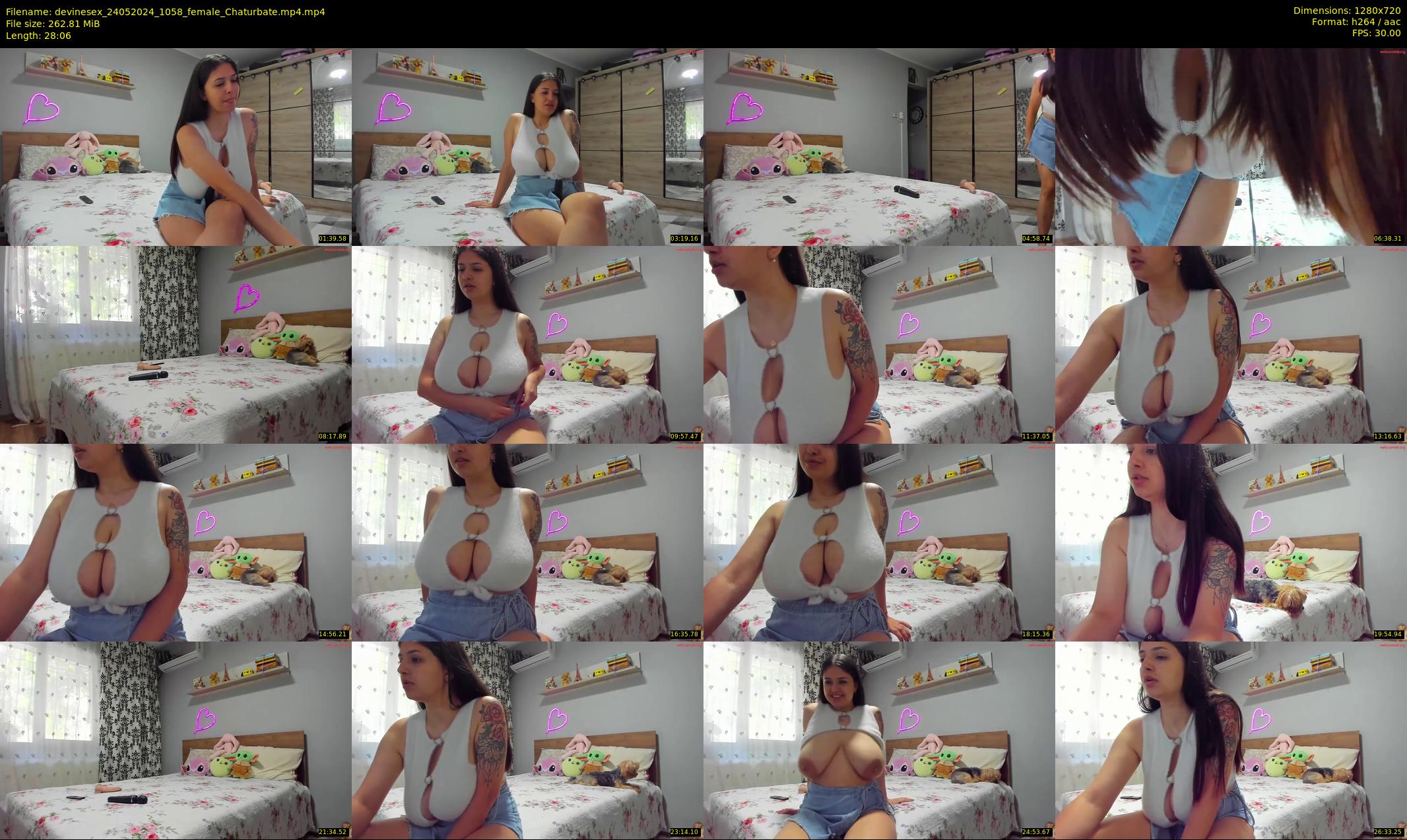 devinesex — 29 minute Chaturbate female cam show recording, 720p, May 24, 2024
