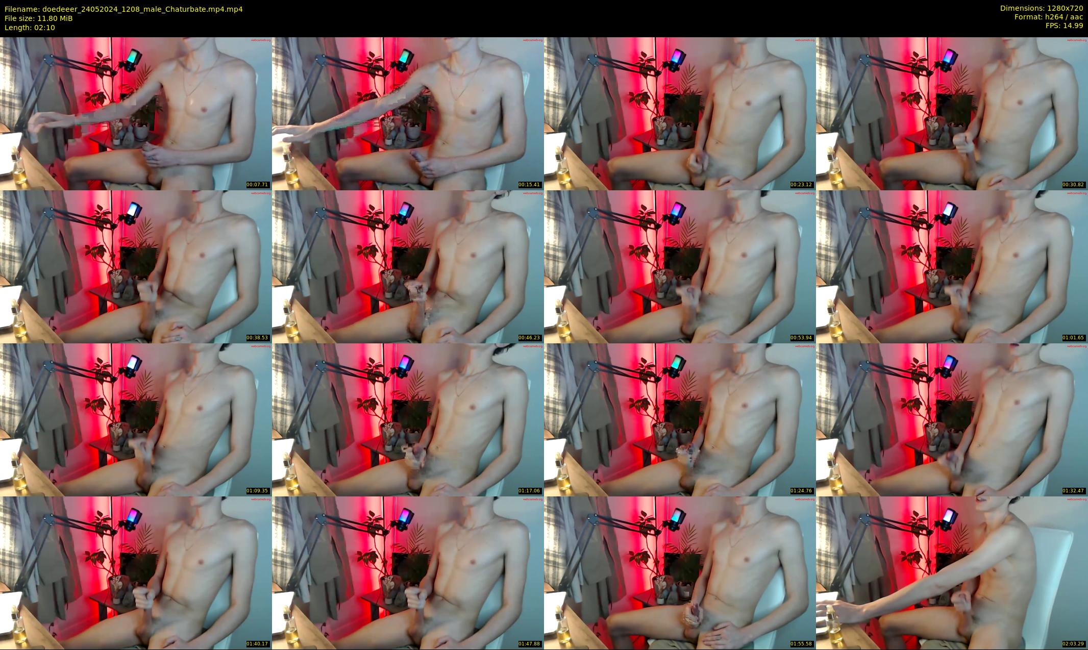 doedeeer — 3 minute Chaturbate male cam show recording, 720p, May 24, 2024