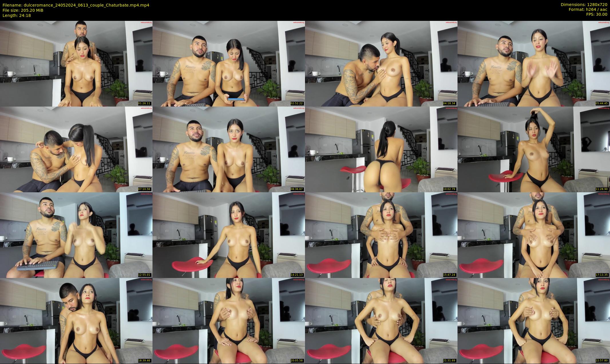 dulceromance — 25 minute Chaturbate couple cam show recording, 720p, May 24, 2024