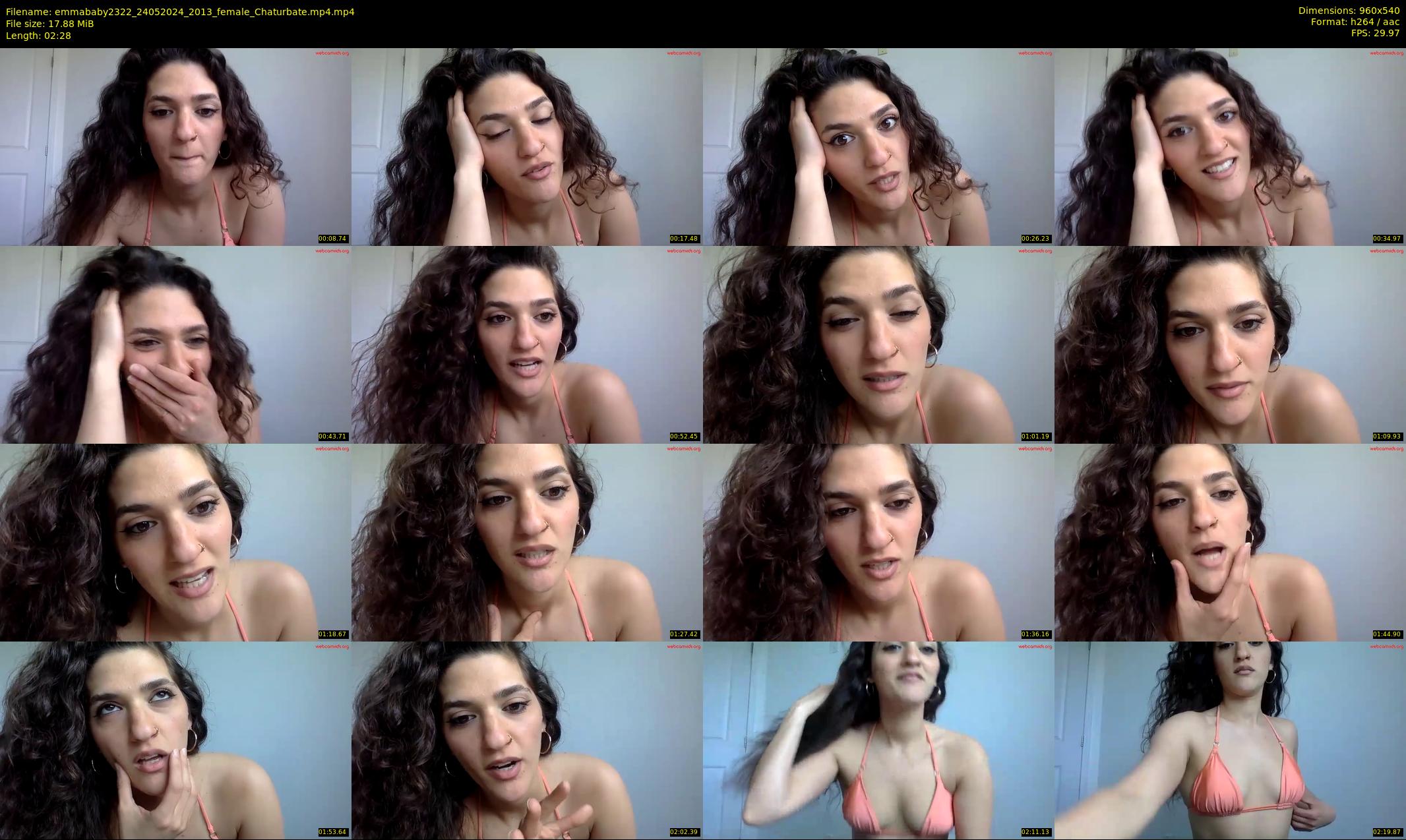 emmababy2322 — 3 minute Chaturbate female cam show recording, 480p, May 24, 2024