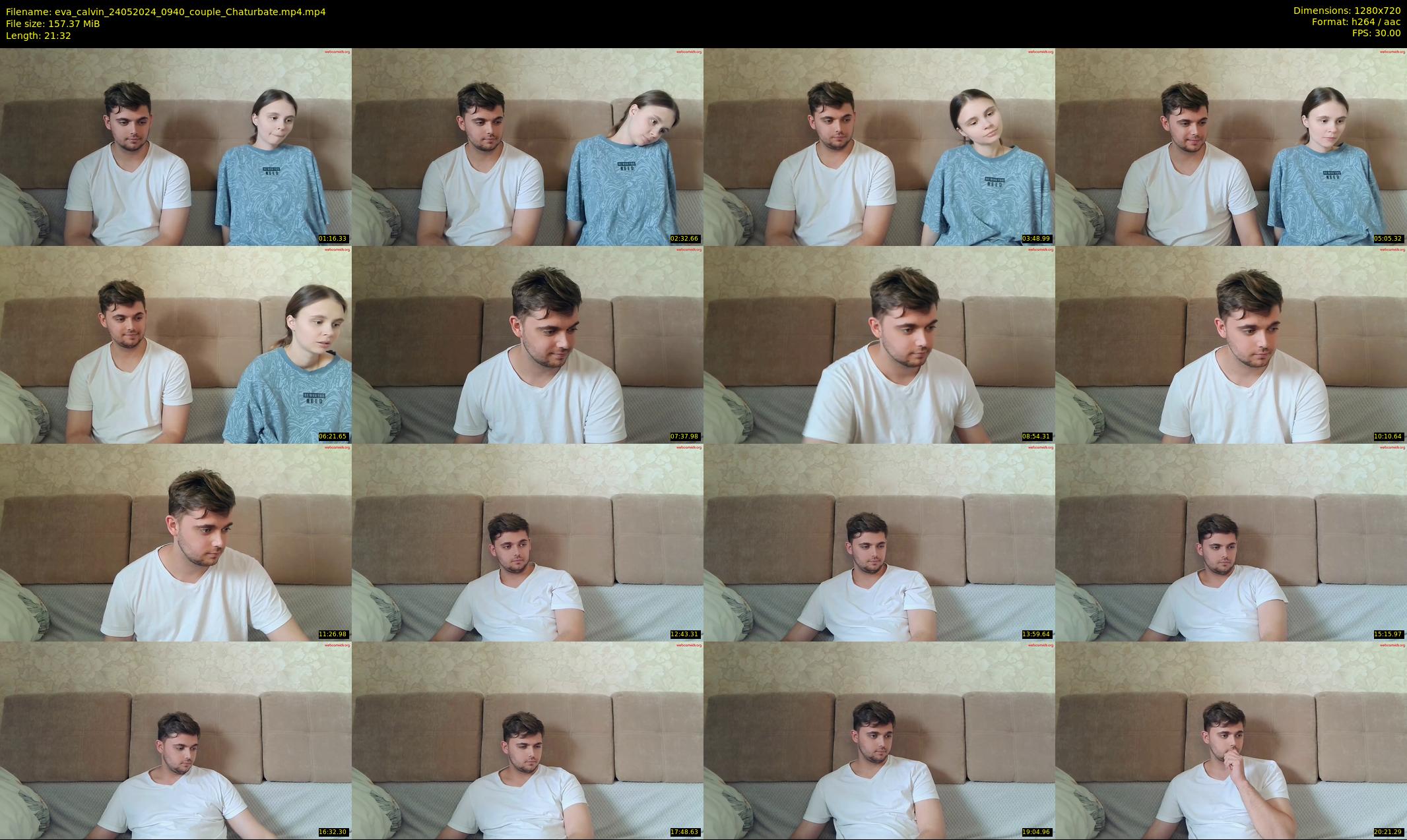 eva_calvin — 22 minute Chaturbate couple cam show recording, 720p, May 24, 2024