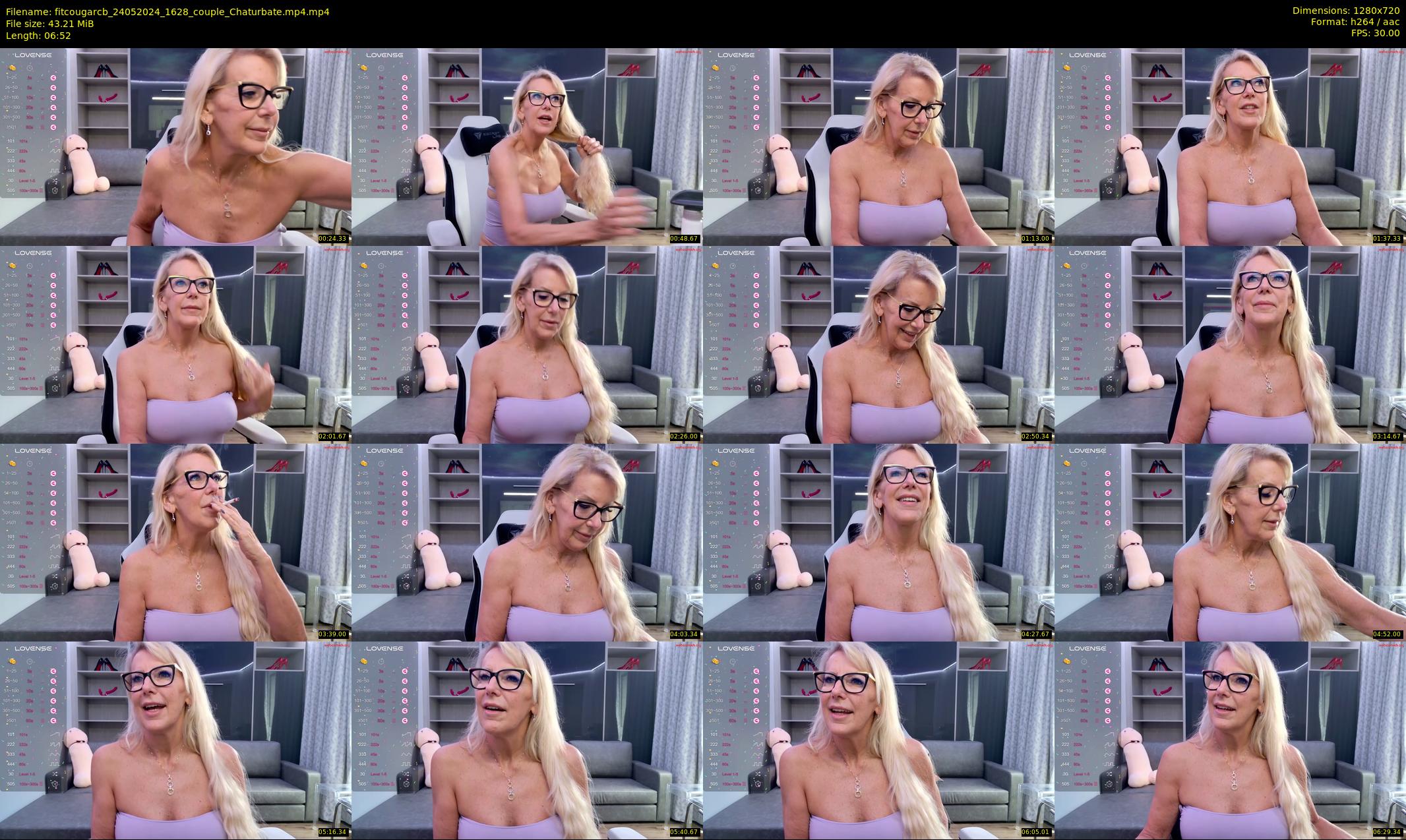 fitcougarcb — 7 minute Chaturbate female cam show recording, 720p, May 24, 2024