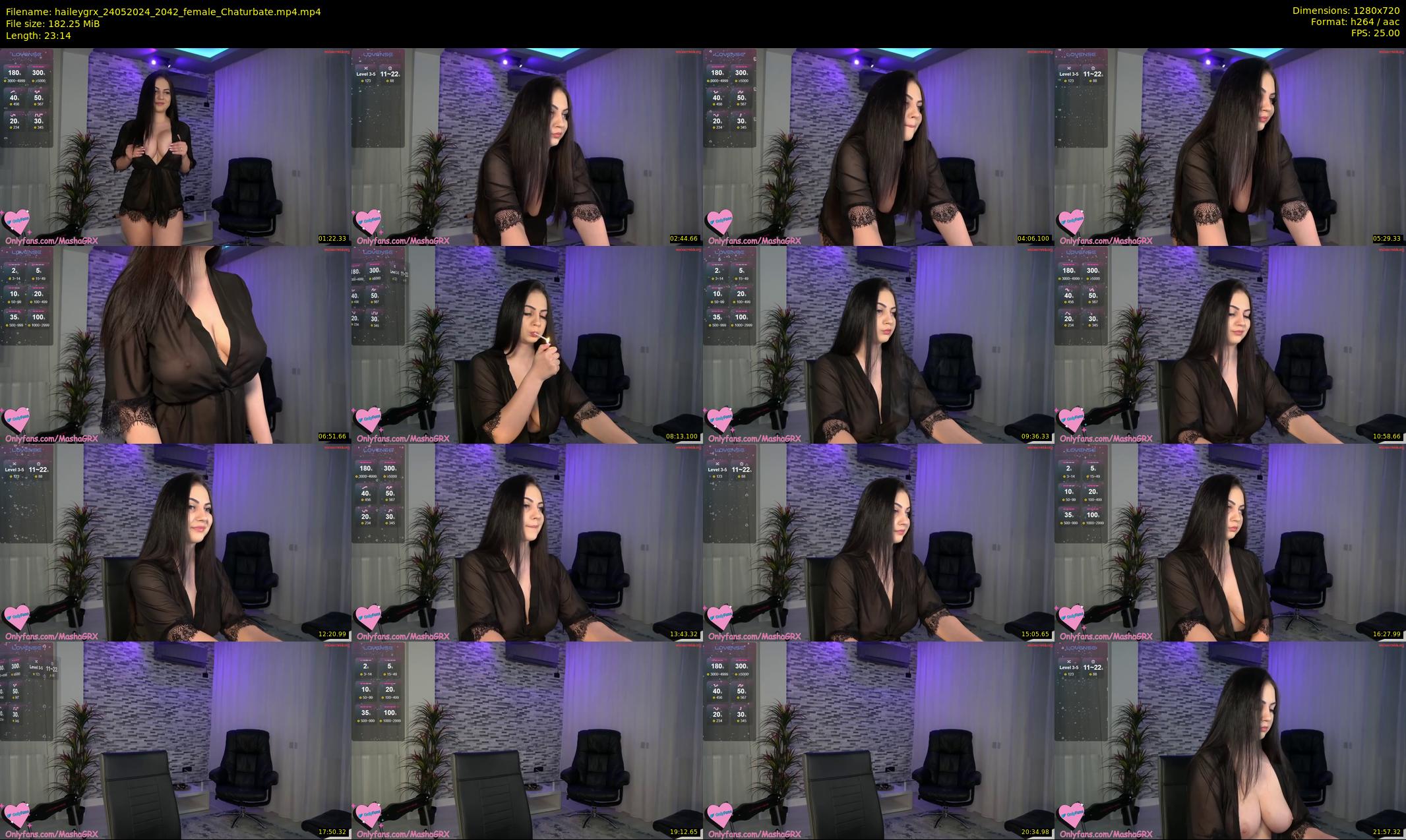 haileygrx — 24 minute Chaturbate female cam show recording, 720p, May 24, 2024
