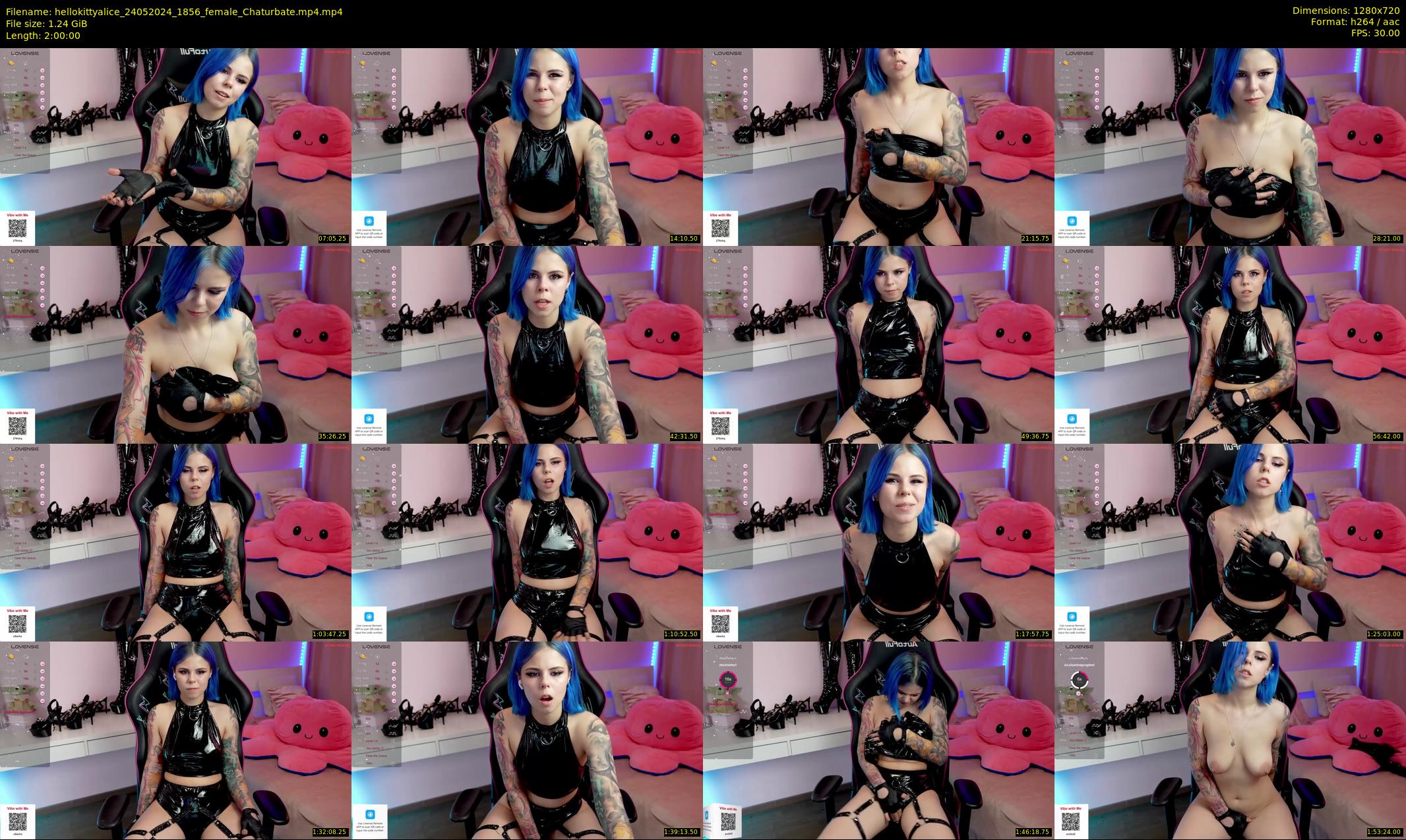 hellokittyalice — 120 minute Chaturbate female cam show recording, 720p, May 24, 2024