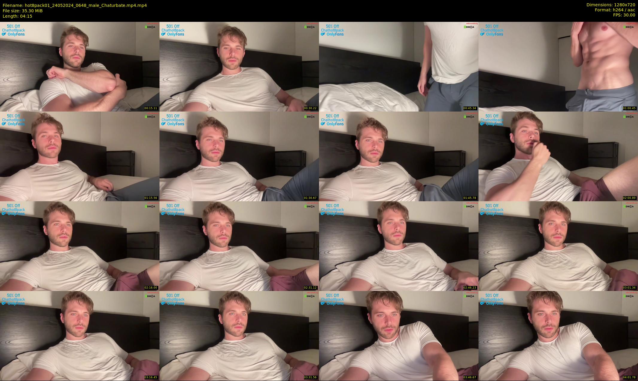 hot8pack01 — 5 minute Chaturbate male cam show recording, 720p, May 24, 2024