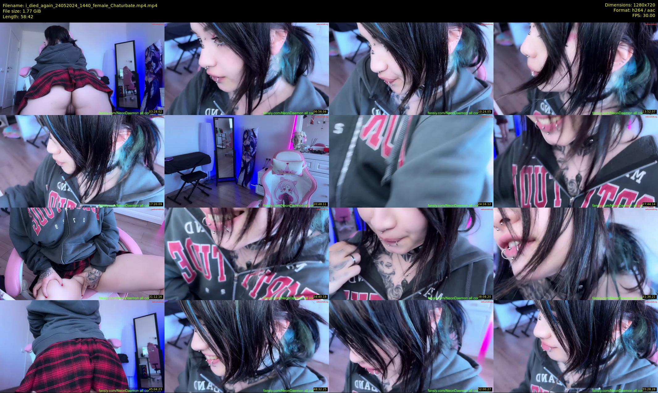 i_died_again — 59 minute Chaturbate female cam show recording, 720p, May 24, 2024