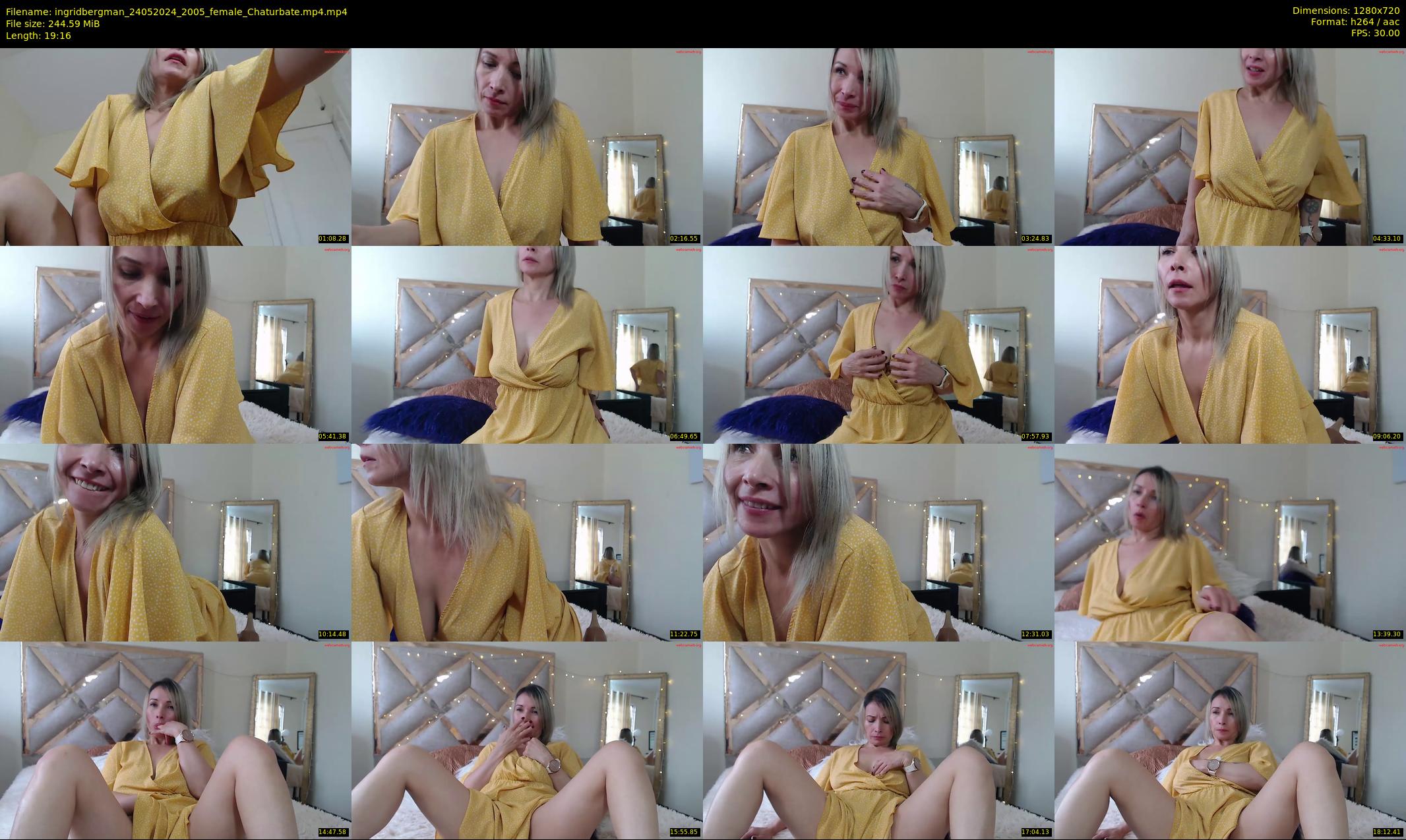 ingridbergman — 20 minute Chaturbate female cam show recording, 720p, May 24, 2024