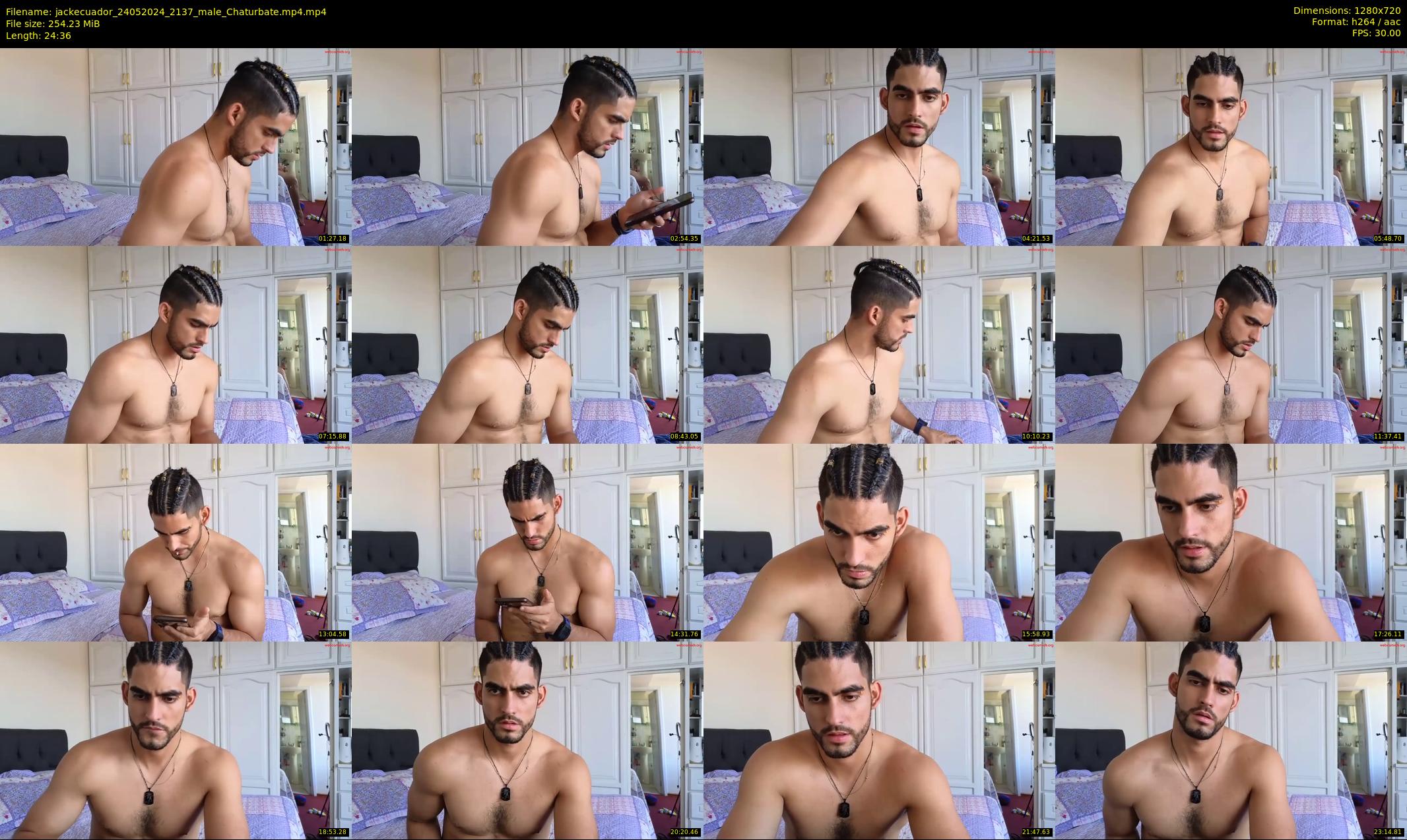 jackecuador — 25 minute Chaturbate male cam show recording, 720p, May 24, 2024