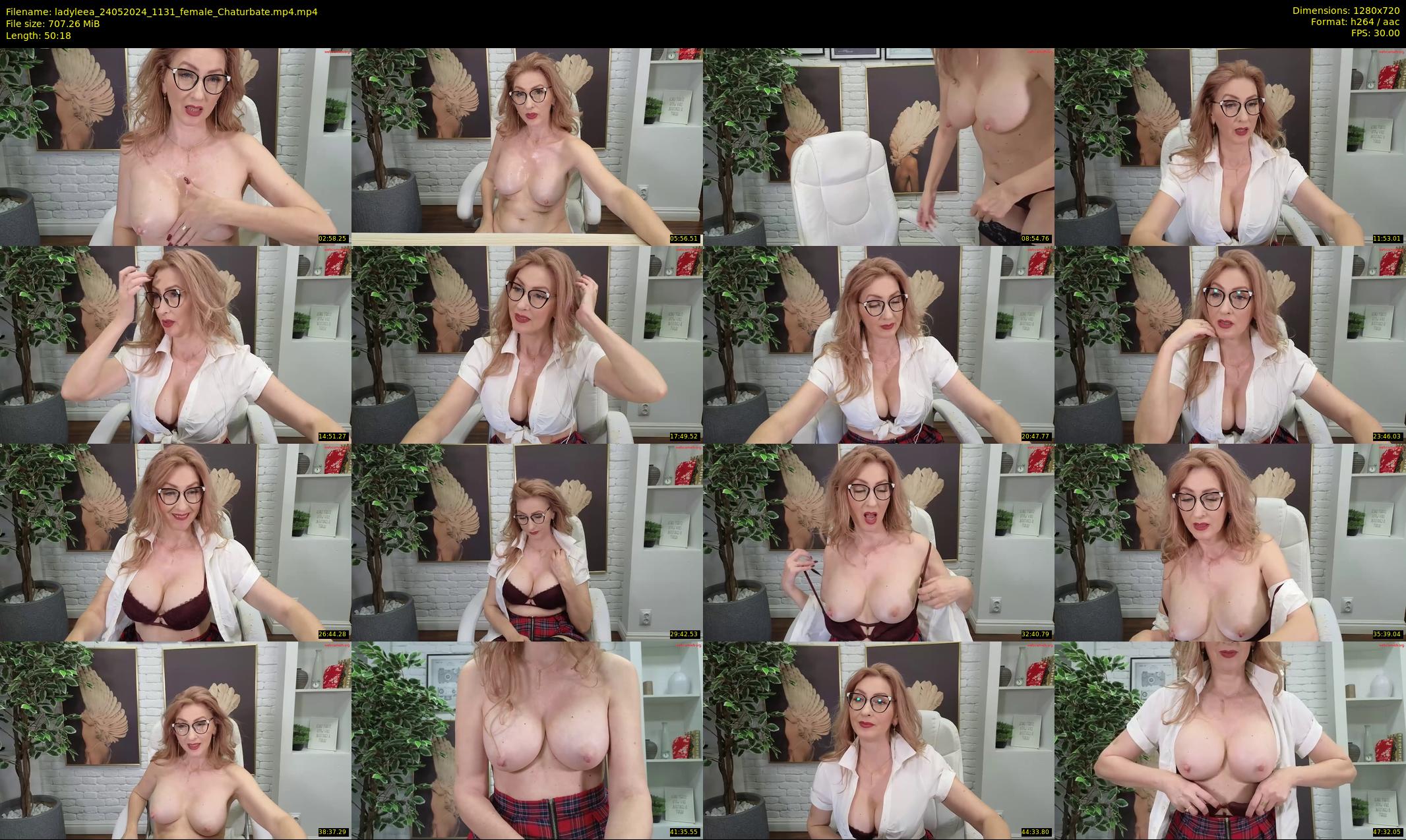 ladyleea — 51 minute Chaturbate female cam show recording, 720p, May 24, 2024