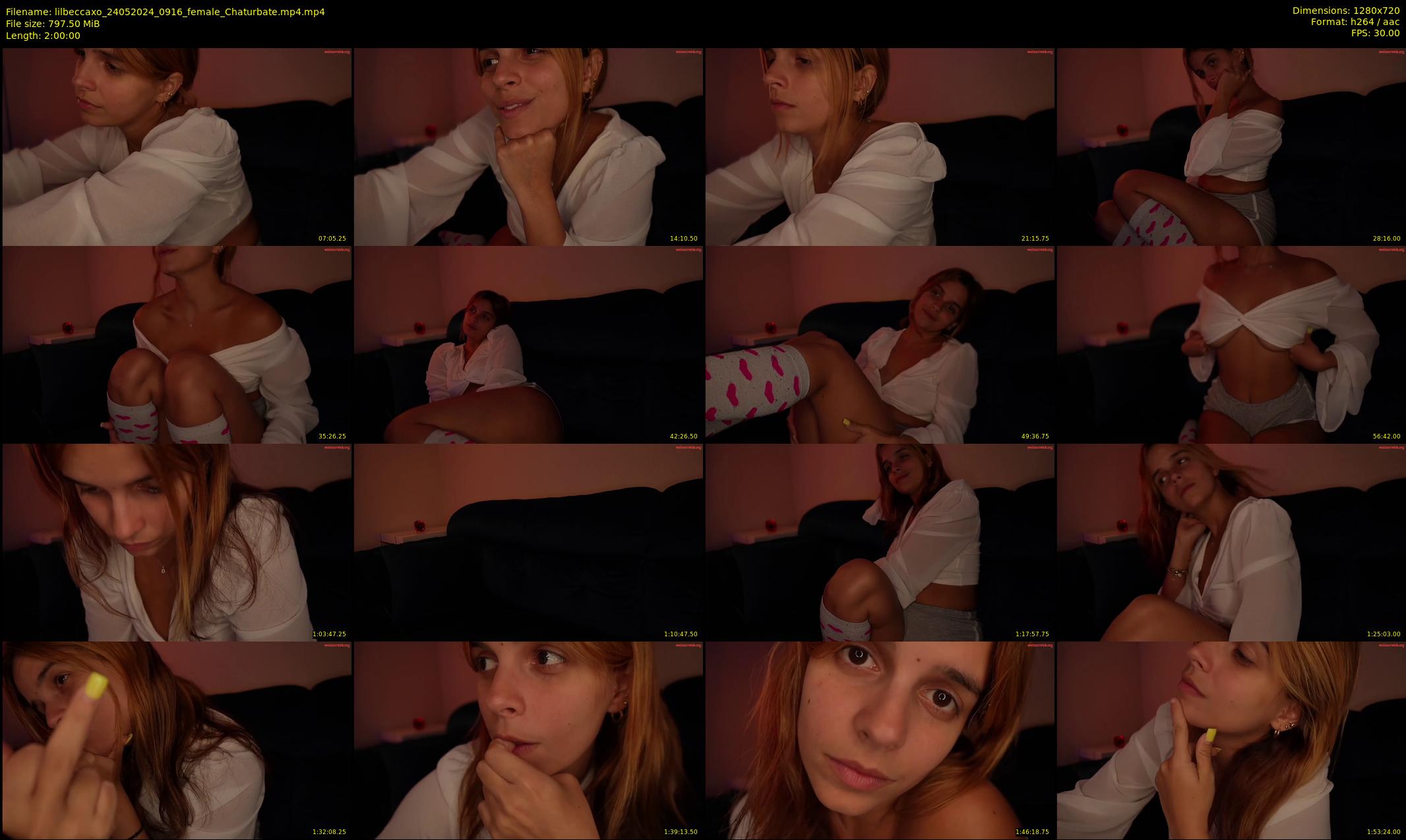 lilbeccaxo — 120 minute Chaturbate female cam show recording, 720p, May 24, 2024