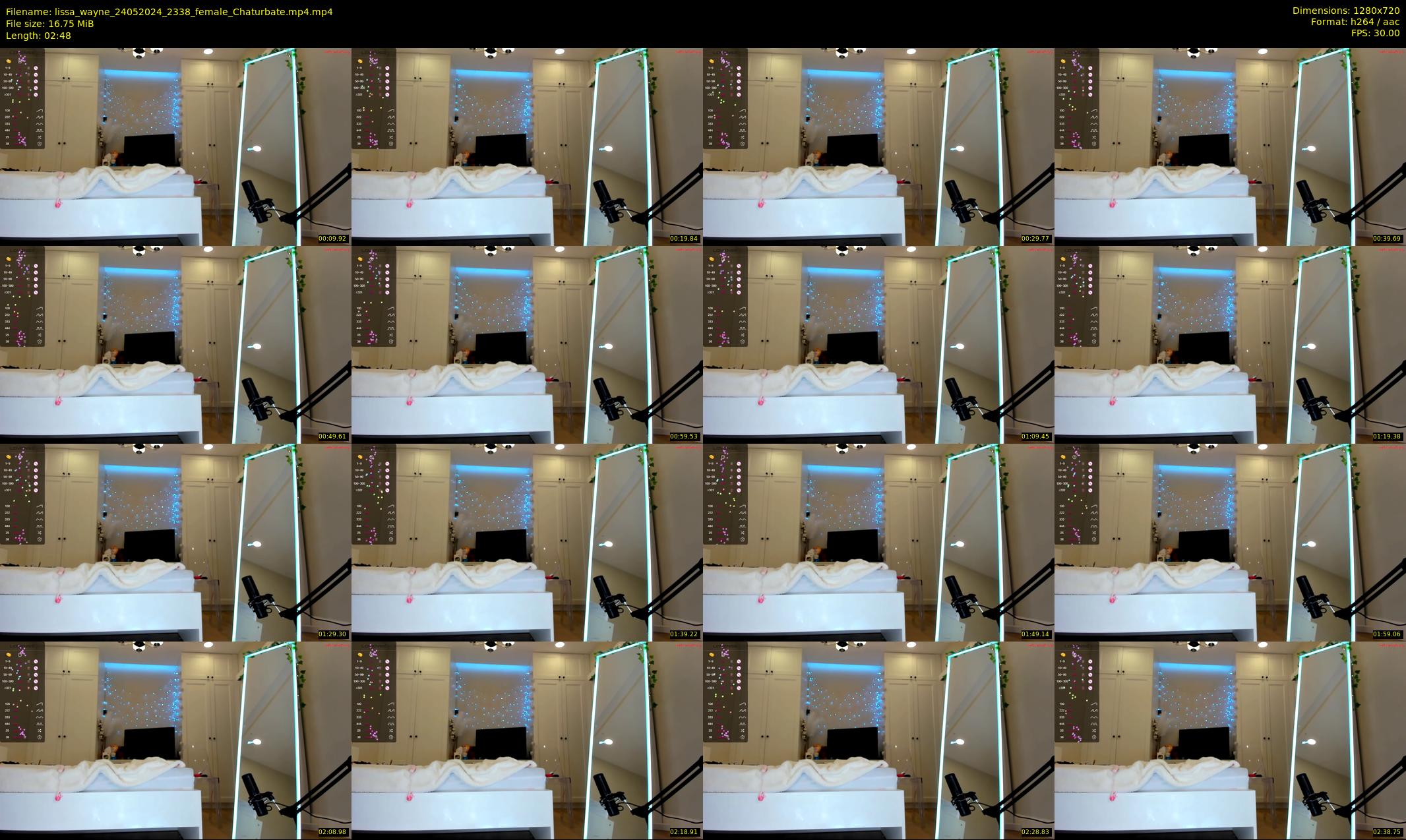 lissa_wayne — 3 minute Chaturbate female cam show recording, 720p, May 24, 2024