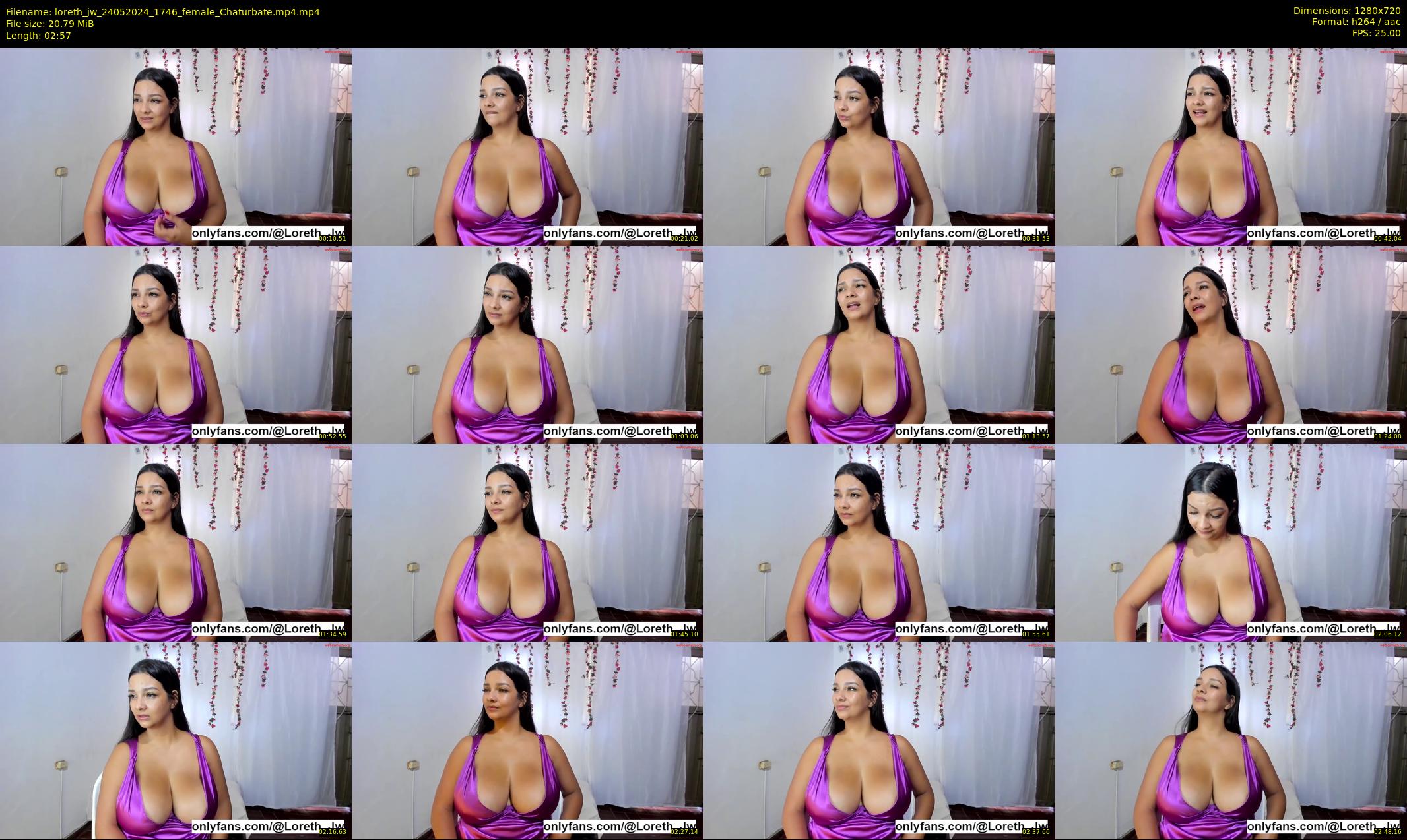 loreth_jw — 3 minute Chaturbate female cam show recording, 720p, May 24, 2024