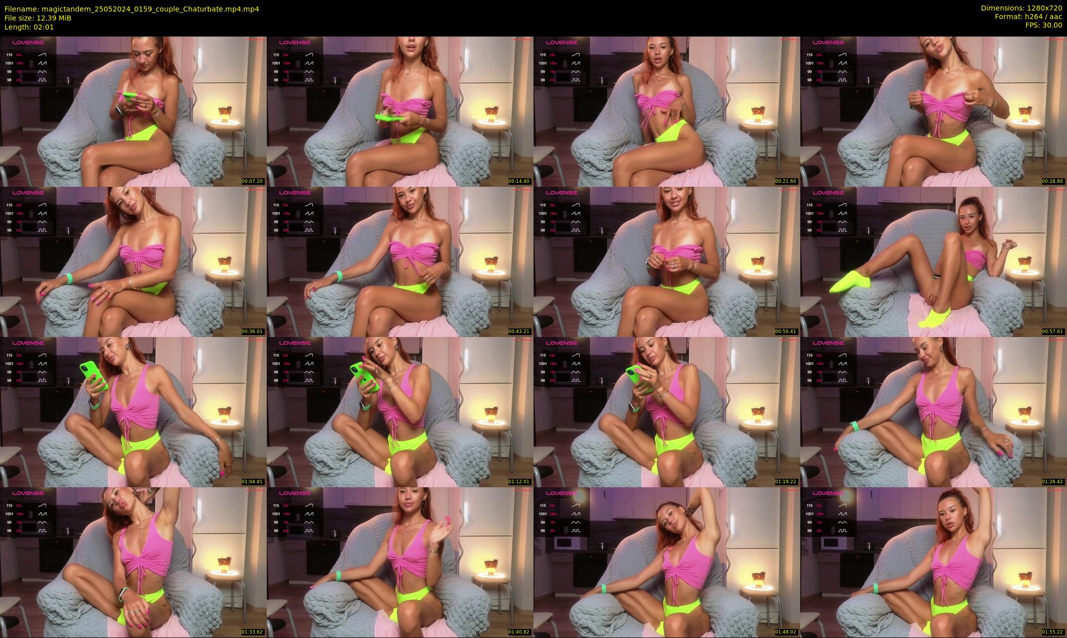 magictandem — 3 minute Chaturbate couple cam show recording, 720p, May 25, 2024
