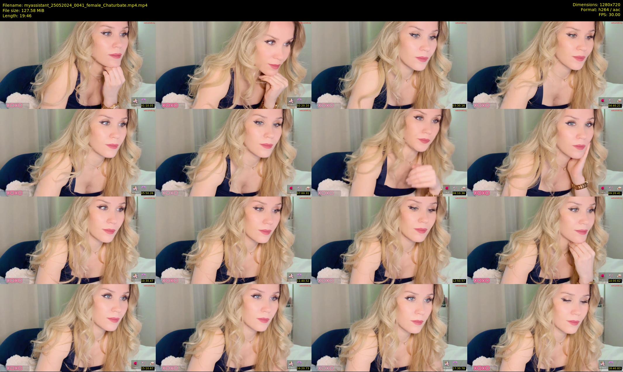 myassistant — 20 minute Chaturbate female cam show recording, 720p, May 25, 2024