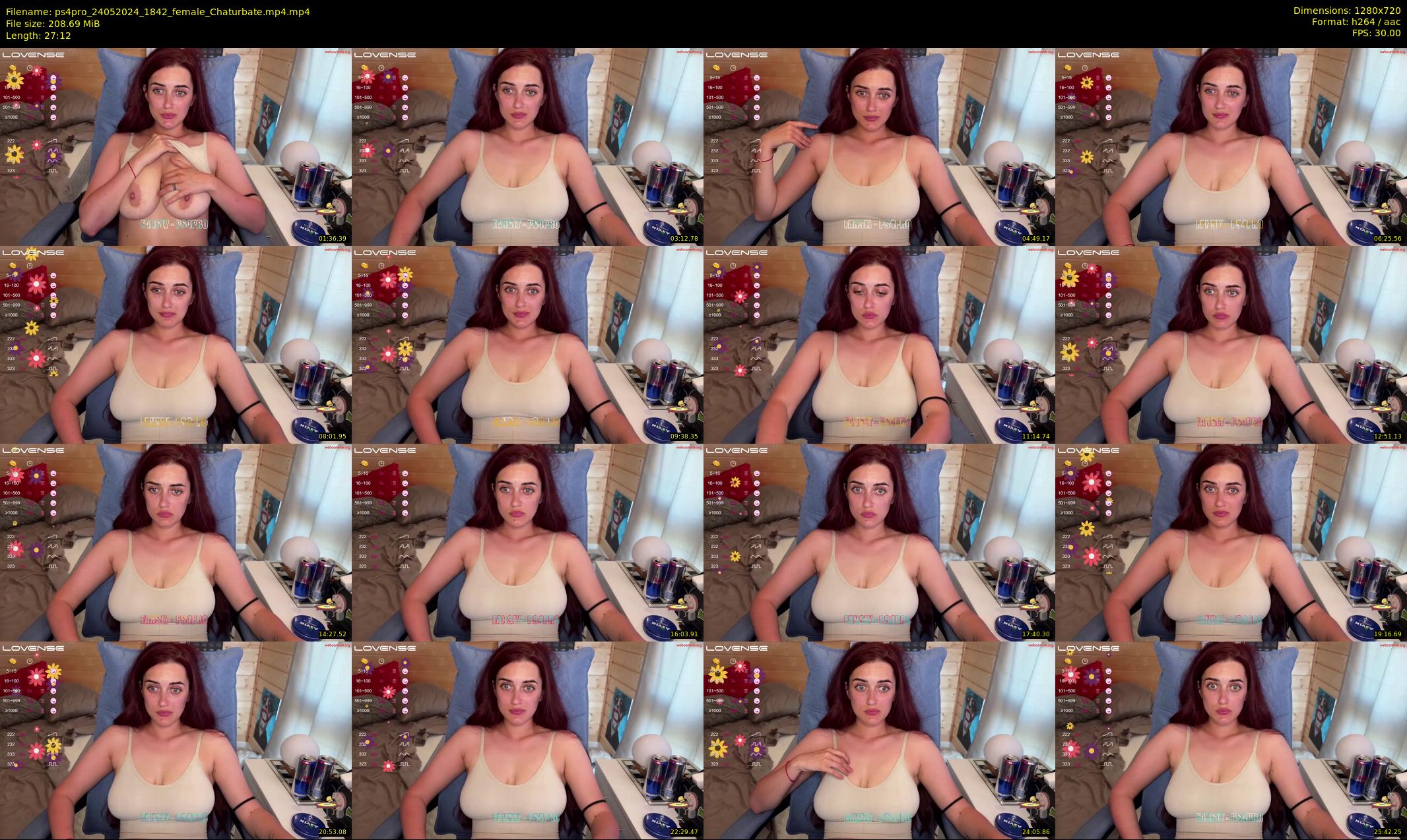 ps4pro — 28 minute Chaturbate female cam show recording, 720p, May 24, 2024