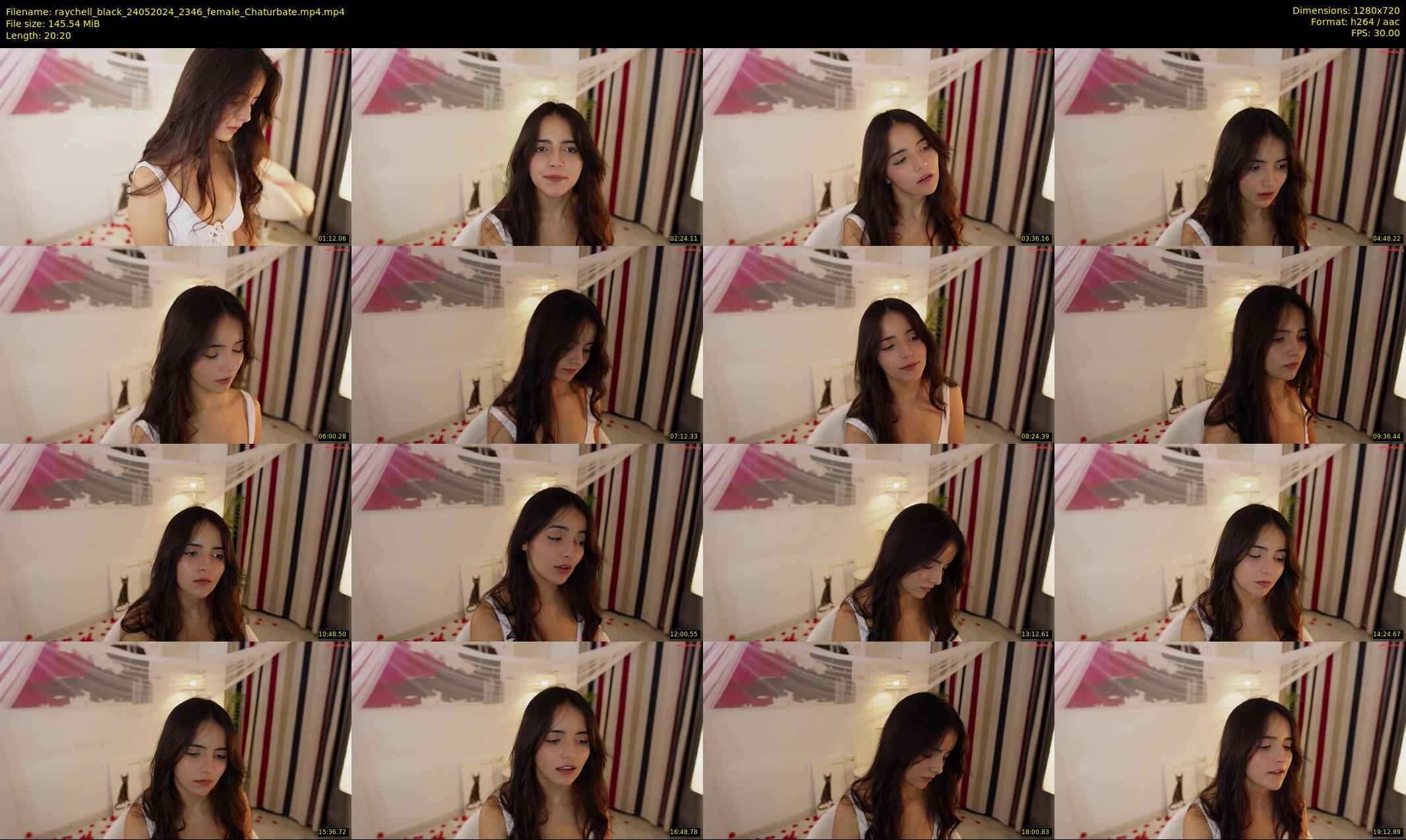 raychell_black — 21 minute Chaturbate female cam show recording, 720p, May 24, 2024