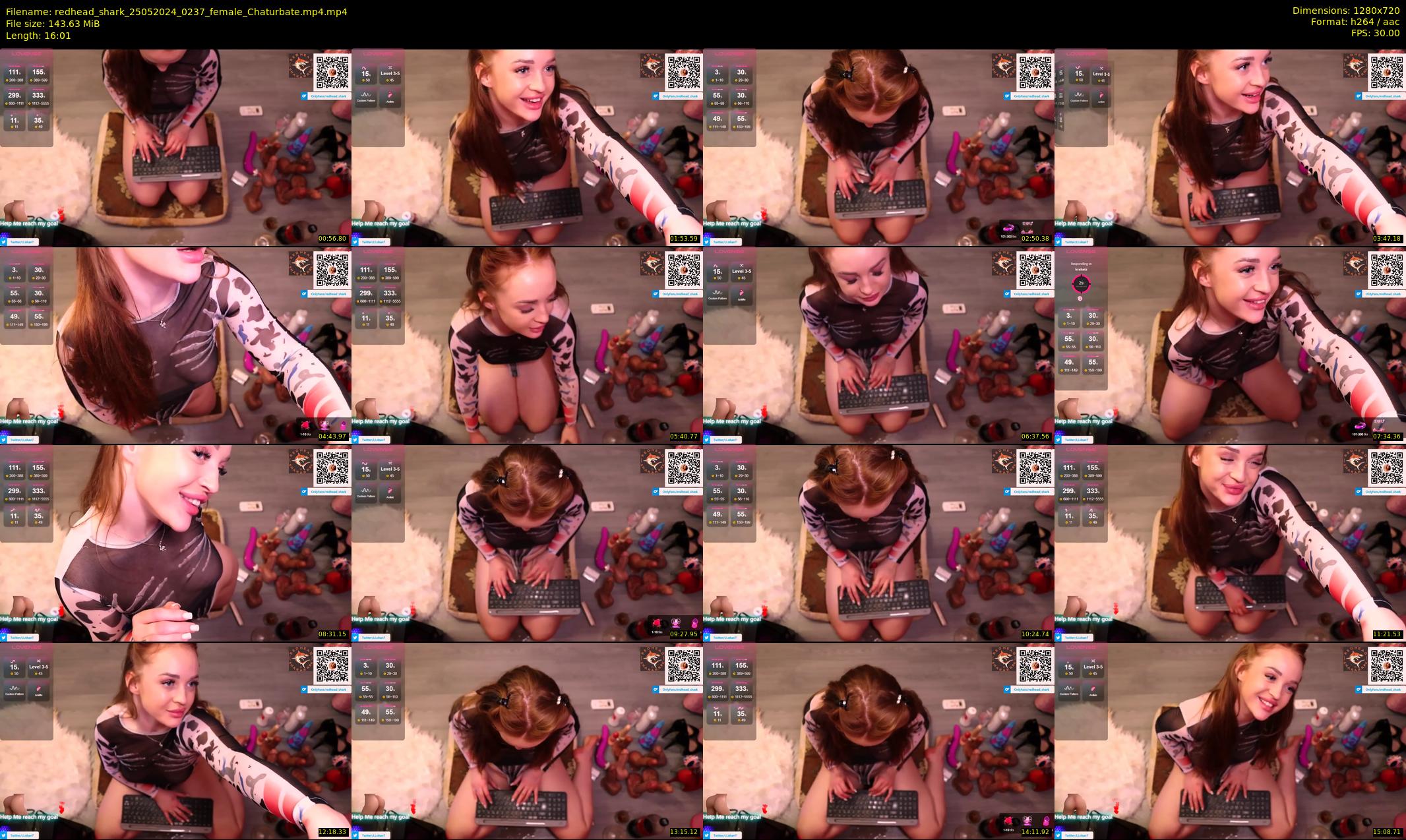 redhead_shark — 17 minute Chaturbate female cam show recording, 720p, May 25, 2024