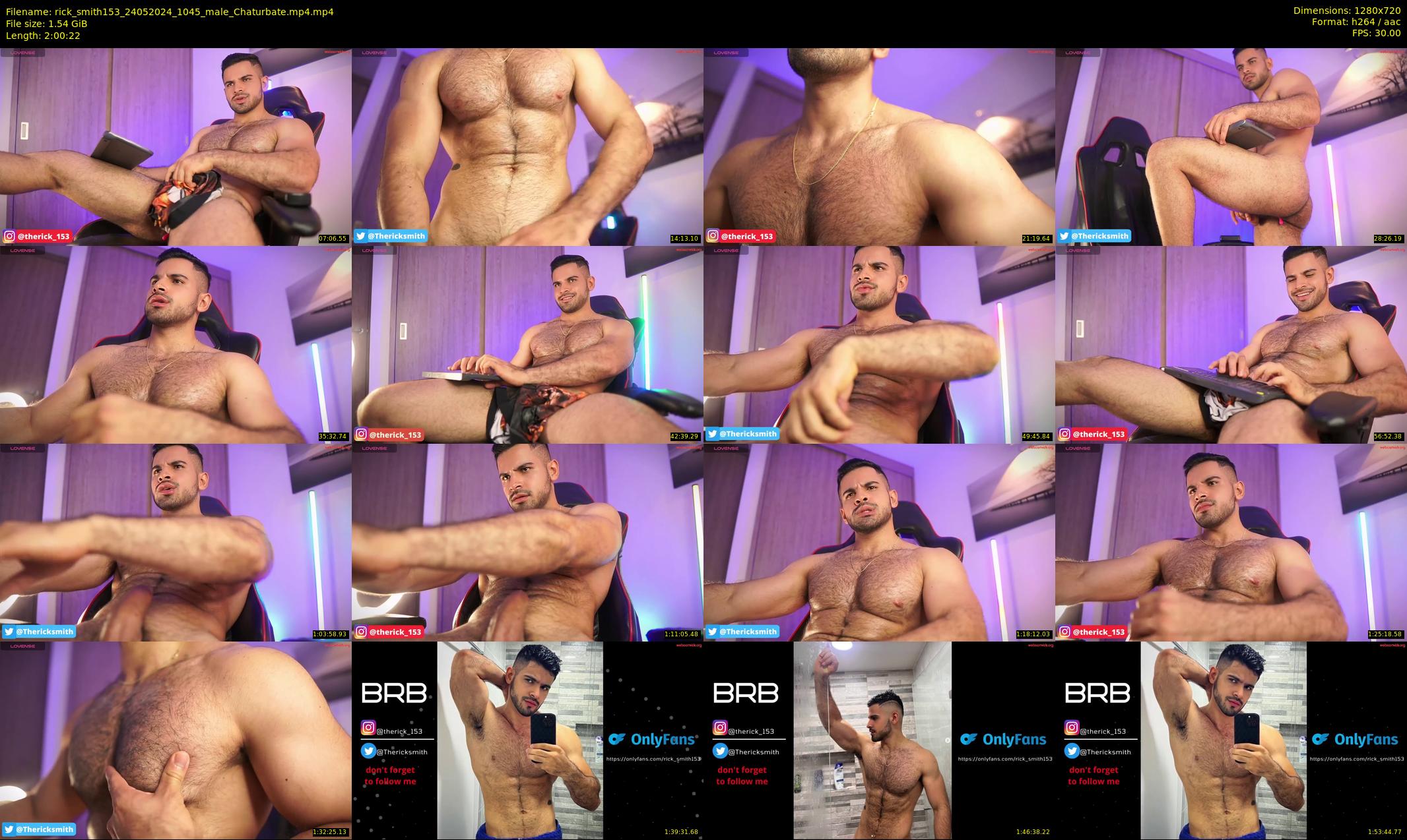 rick_smith153 — 121 minute Chaturbate male cam show recording, 720p, May 24, 2024