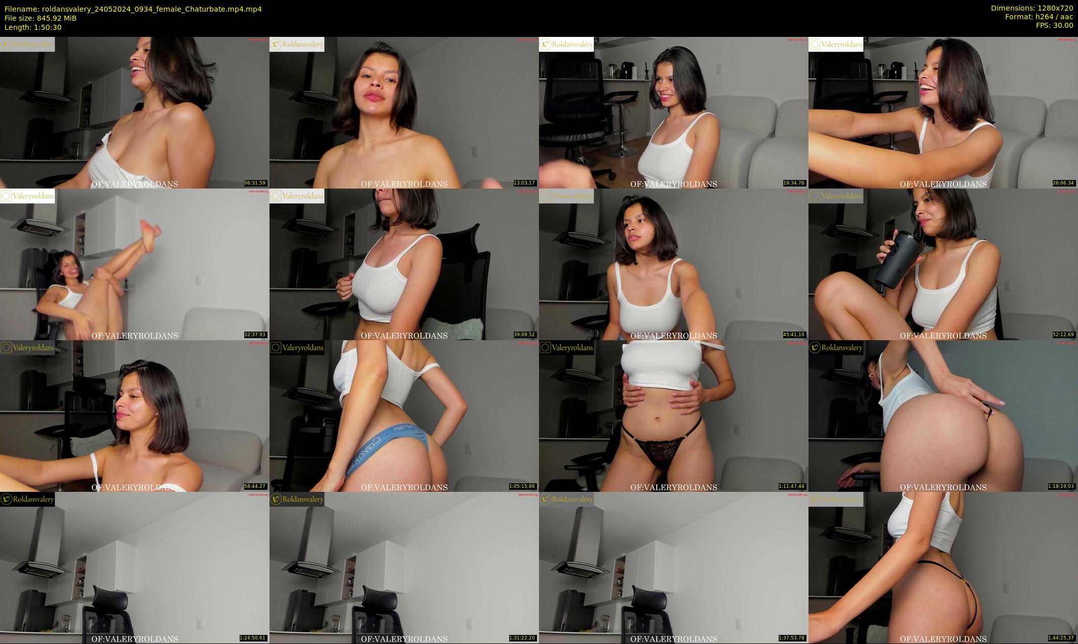 roldansvalery — 111 minute Chaturbate female cam show recording, 720p, May 24, 2024