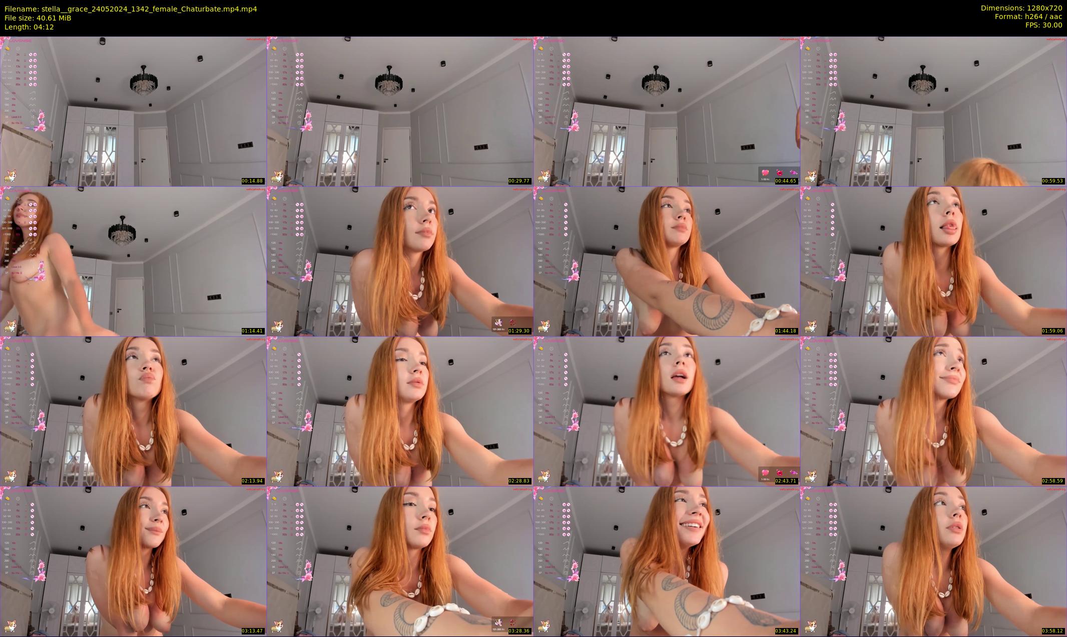 stella__grace — 5 minute Chaturbate female cam show recording, 720p, May 24, 2024