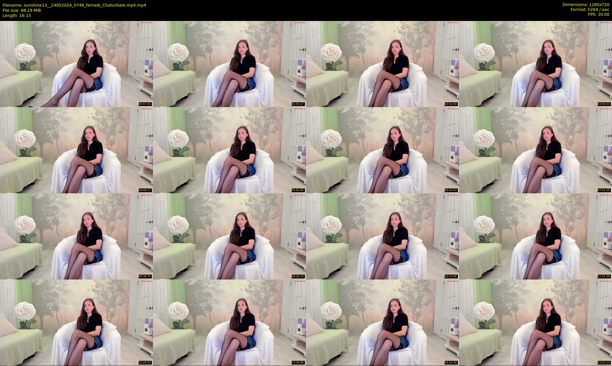 sunshine13_ — 17 minute Chaturbate female cam show recording, 720p, May 24, 2024