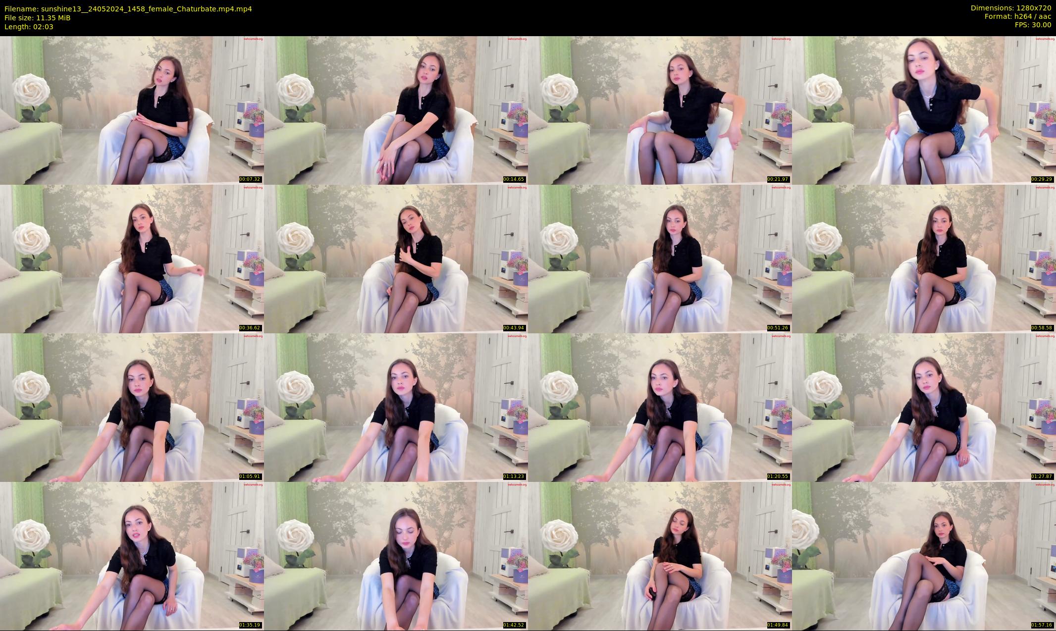 sunshine13_ — 3 minute Chaturbate female cam show recording, 720p, May 24, 2024