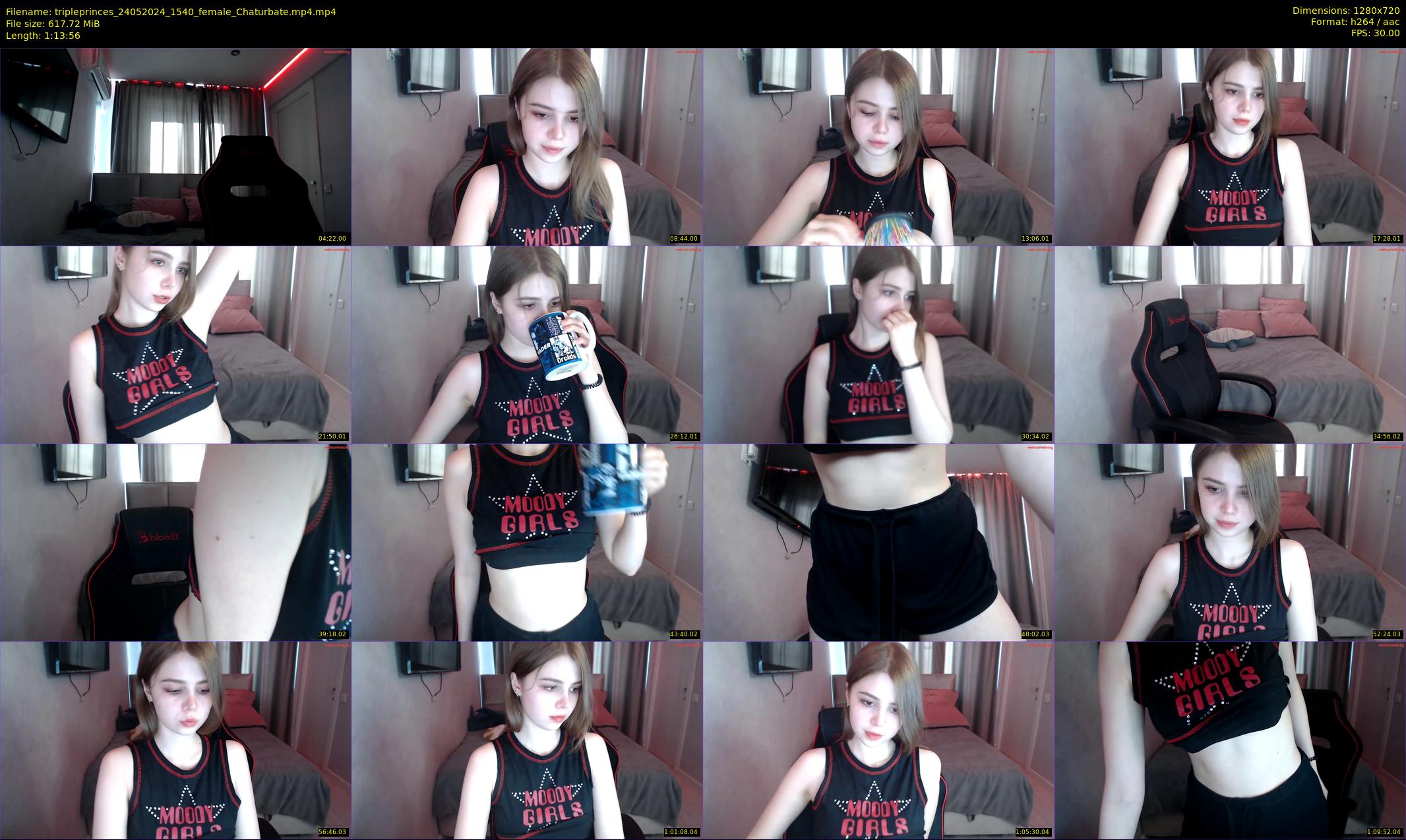 tripleprinces — 74 minute Chaturbate female cam show recording, 720p, May 24, 2024