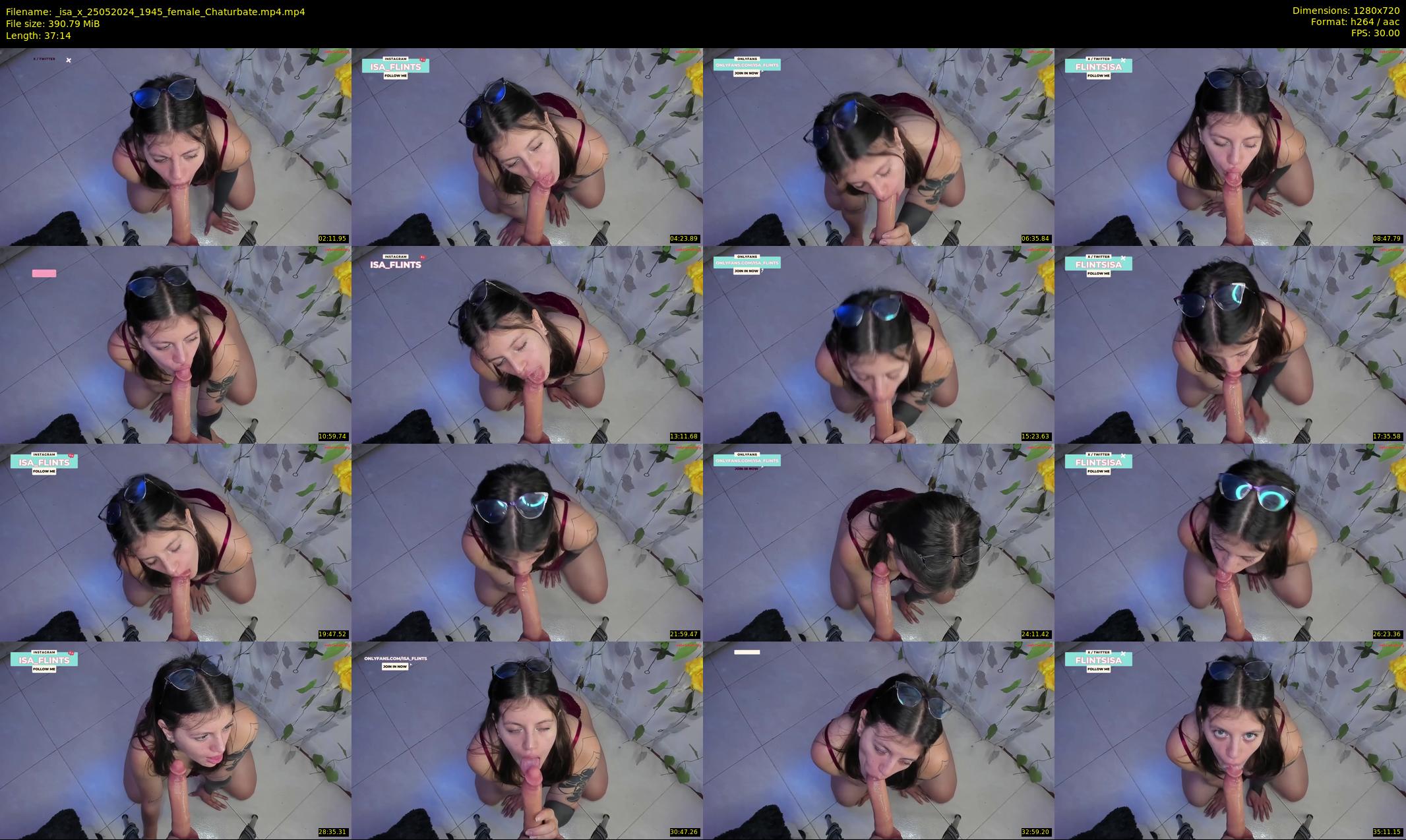 _isa_x — 38 minute Chaturbate female cam show recording, 720p, May 25, 2024