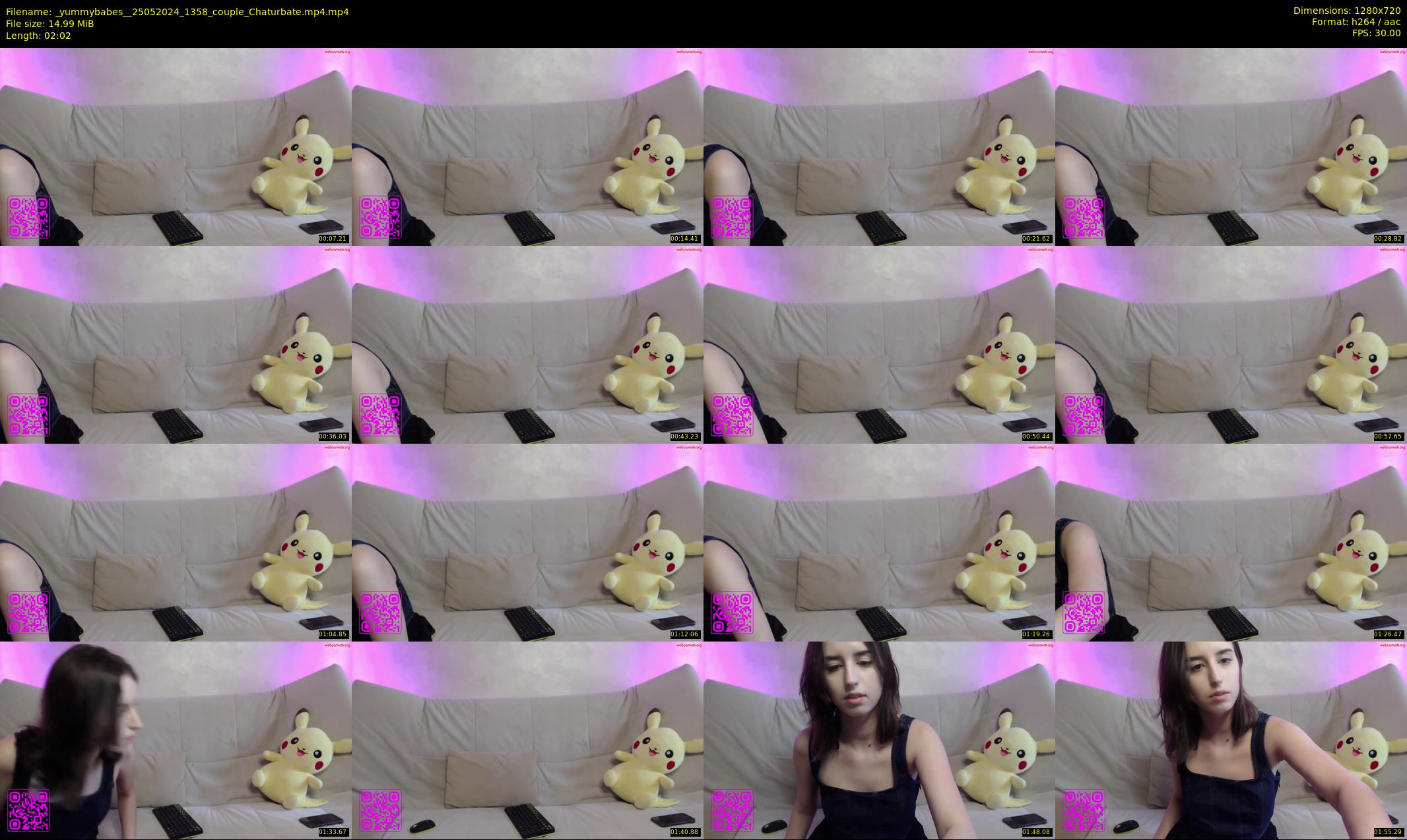 _yummybabes_ — 3 minute Chaturbate couple cam show recording, 720p, May 25, 2024