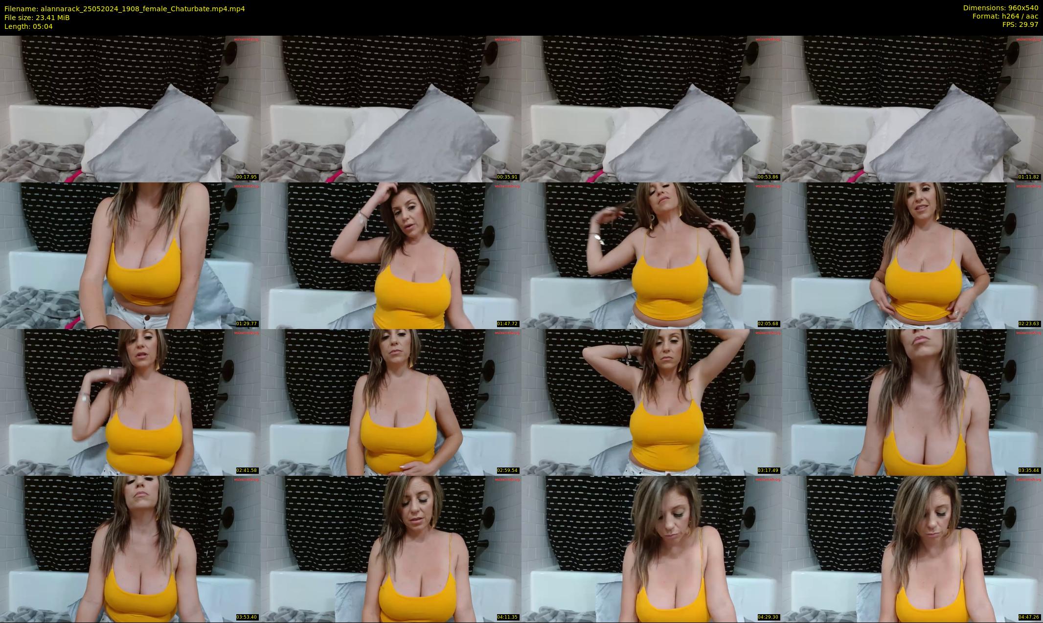 alannarack — 6 minute Chaturbate female cam show recording, 480p, May 25, 2024