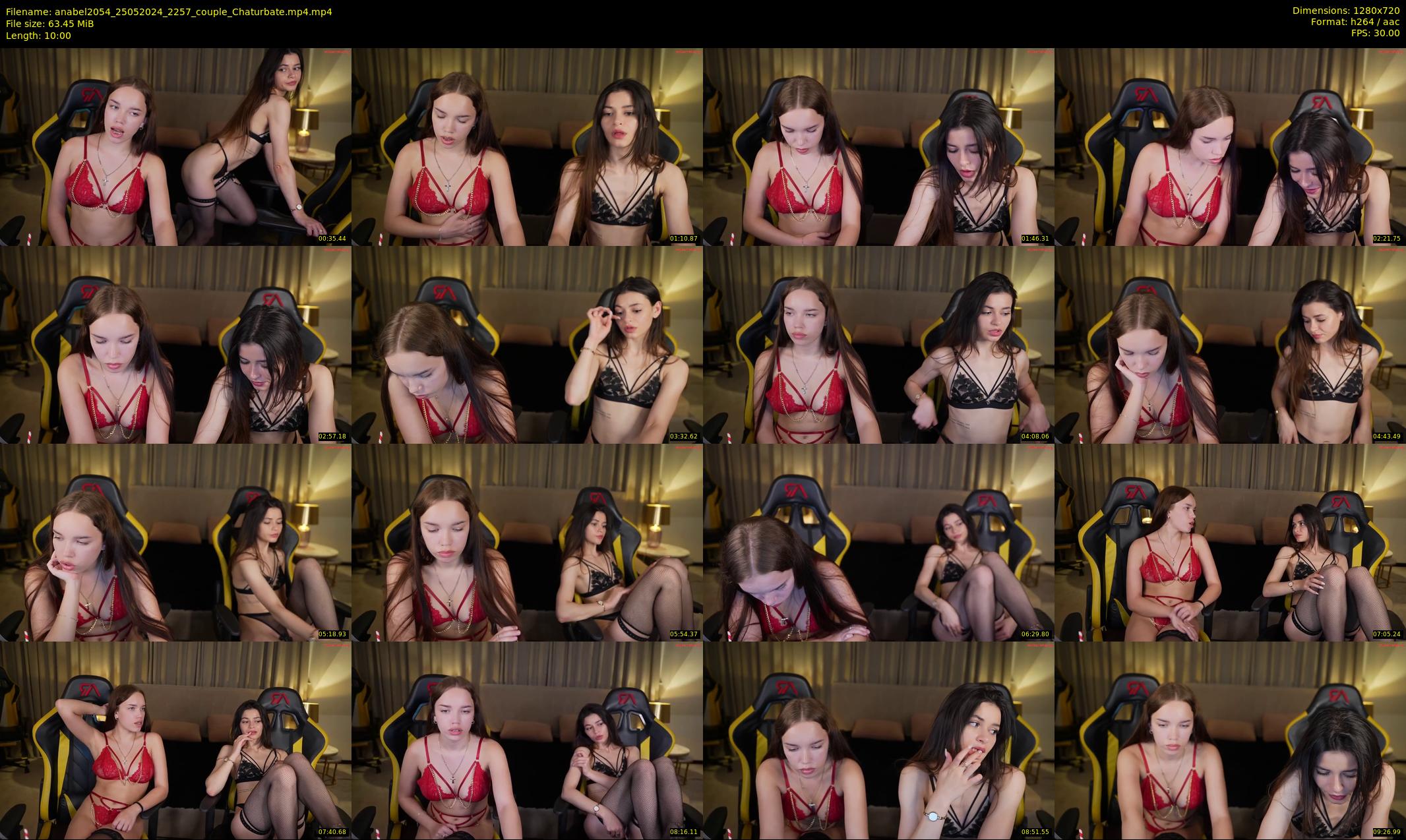 anabel2054 — 10 minute Chaturbate female cam show recording, 720p, May 25, 2024