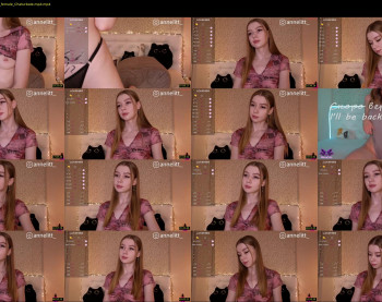 annelitt — 61 minute Chaturbate female cam show recording, 720p, May 25, 2024