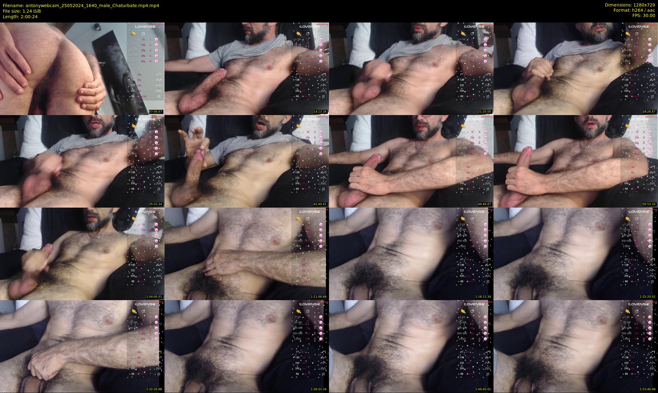 antonywebcam — 121 minute Chaturbate male cam show recording, 720p, May 25, 2024