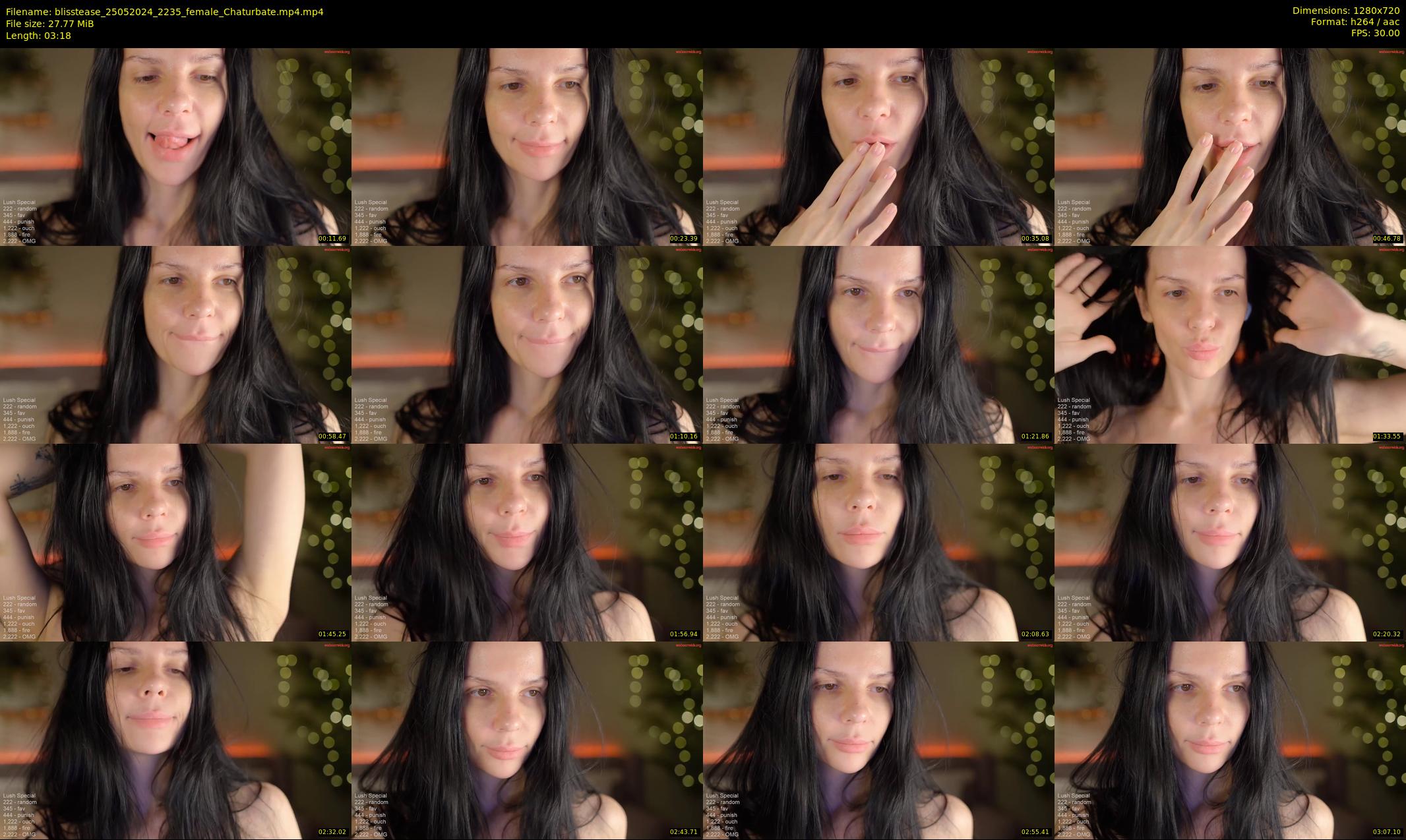 blisstease — 4 minute Chaturbate female cam show recording, 720p, May 25, 2024