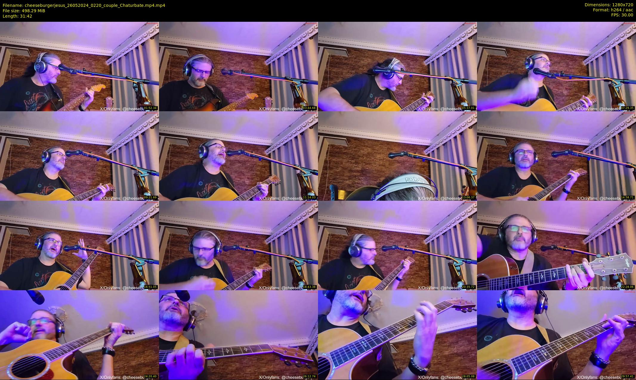 cheeseburgerjesus — 32 minute Chaturbate couple cam show recording, 720p, May 26, 2024