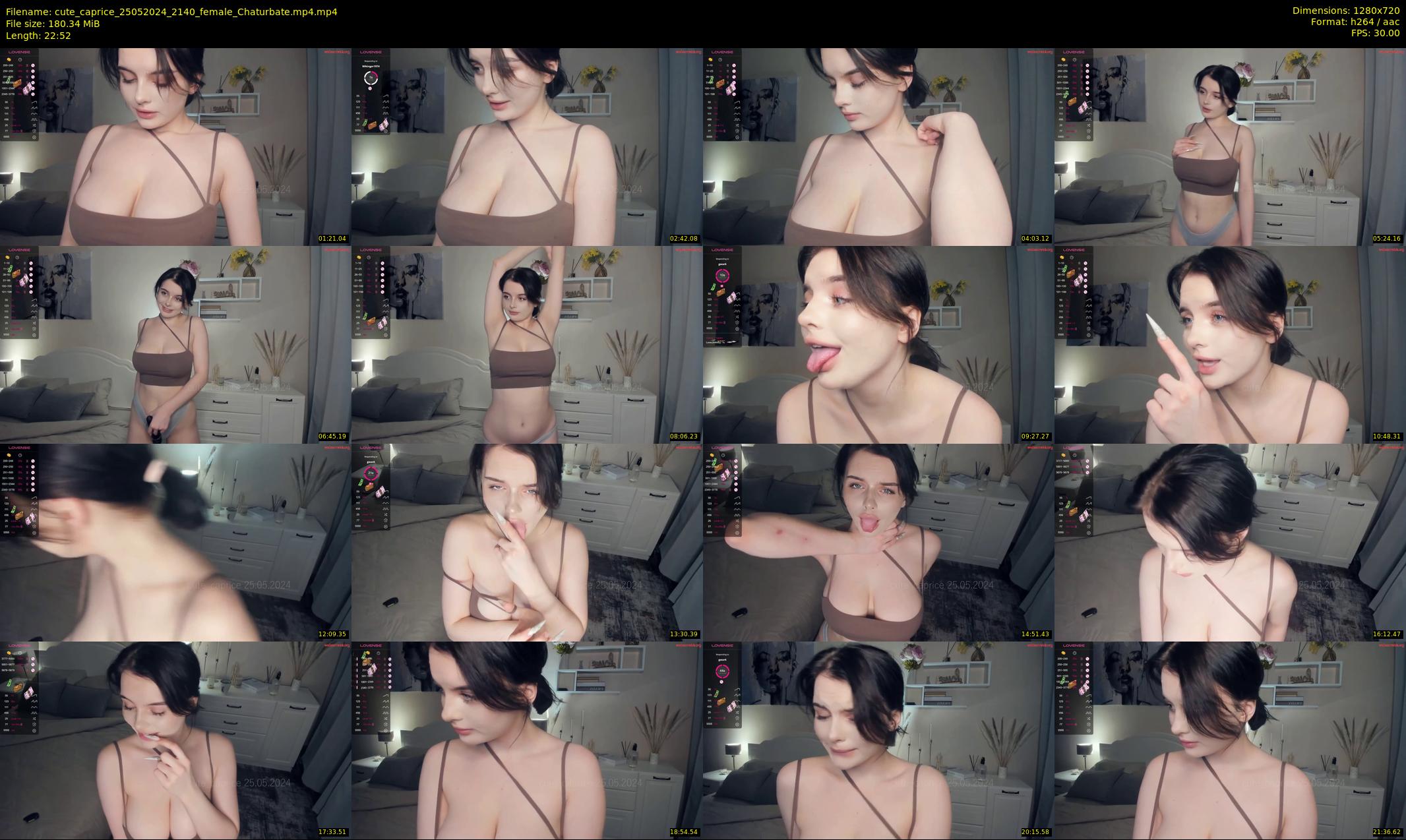 cute_caprice — 23 minute Chaturbate female cam show recording, 720p, May 25, 2024