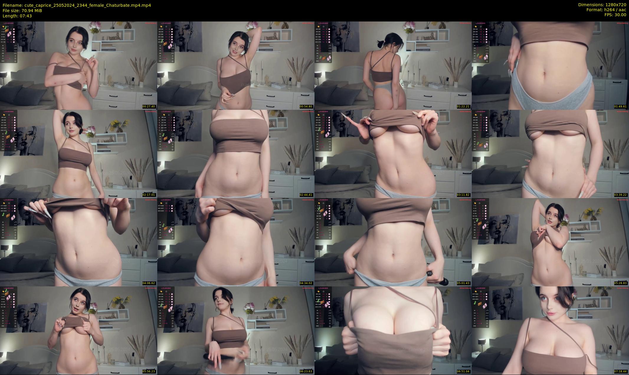 cute_caprice — 8 minute Chaturbate female cam show recording, 720p, May 25, 2024