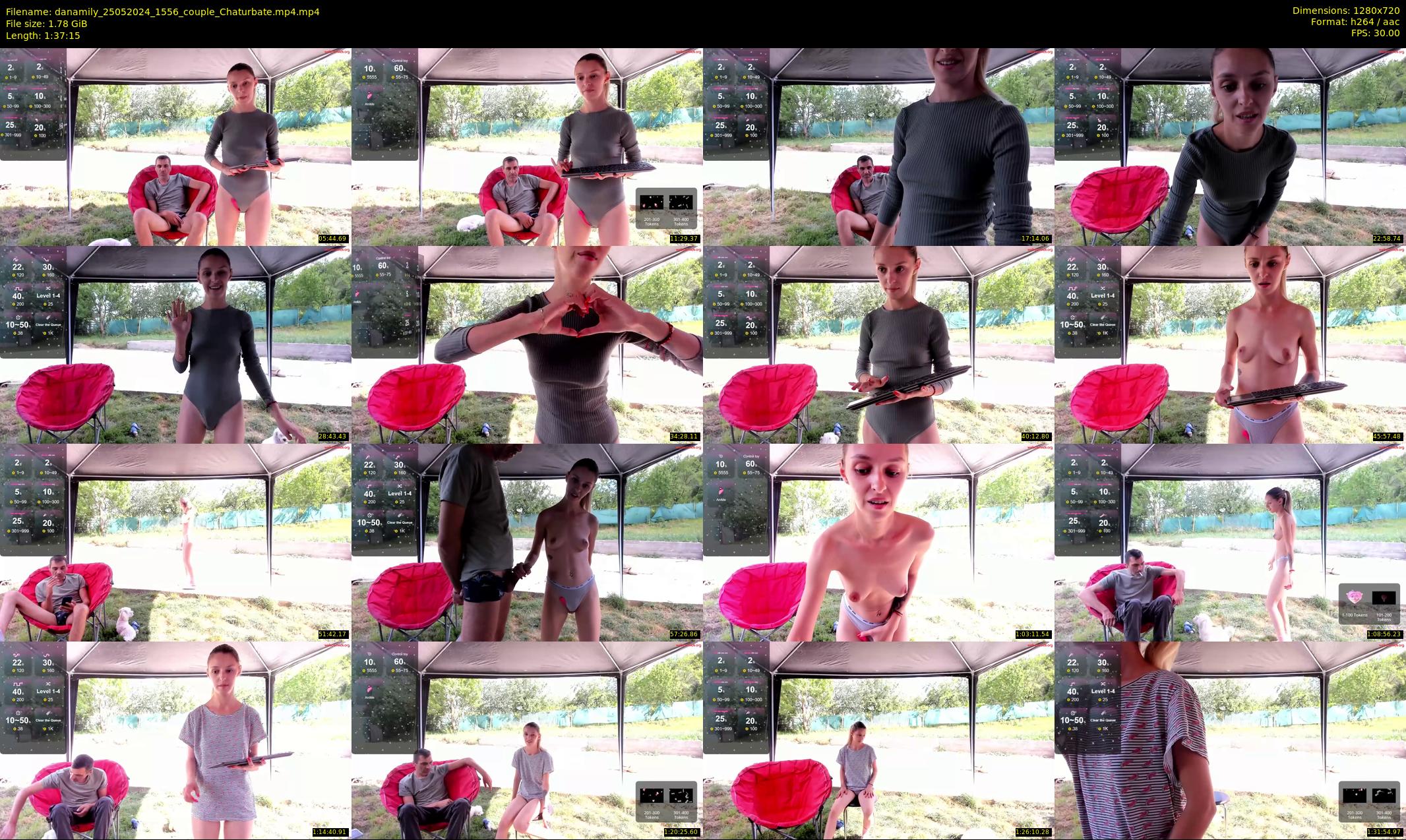 danamily — 98 minute Chaturbate female cam show recording, 720p, May 25, 2024