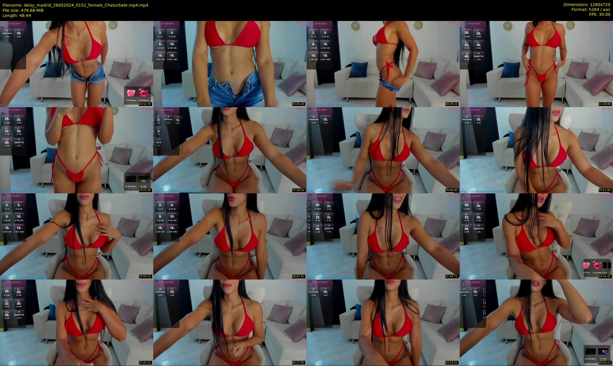 deisy_madrid — 49 minute Chaturbate female cam show recording, 720p, May 26, 2024