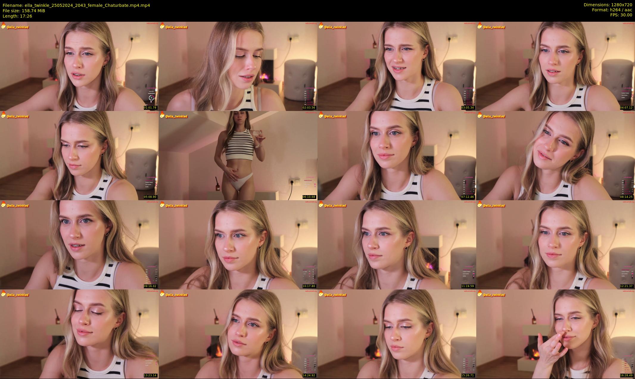 ella_twinkle — 18 minute Chaturbate female cam show recording, 720p, May 25, 2024