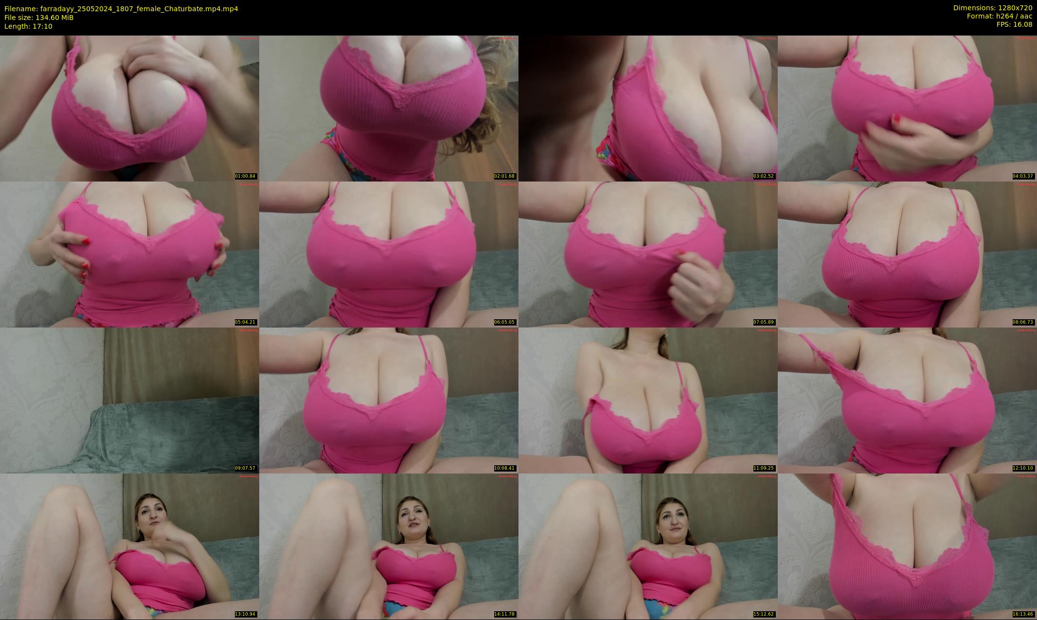 farradayy — 18 minute Chaturbate female cam show recording, 720p, May 25, 2024